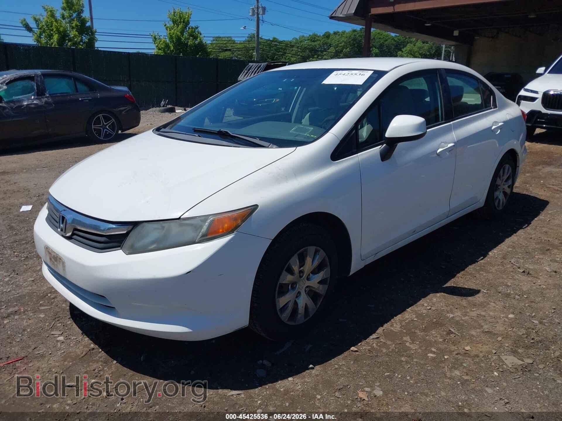 2012 HONDA CIVIC - VIN: 2HGFB2F53CH611340 - Фото 2