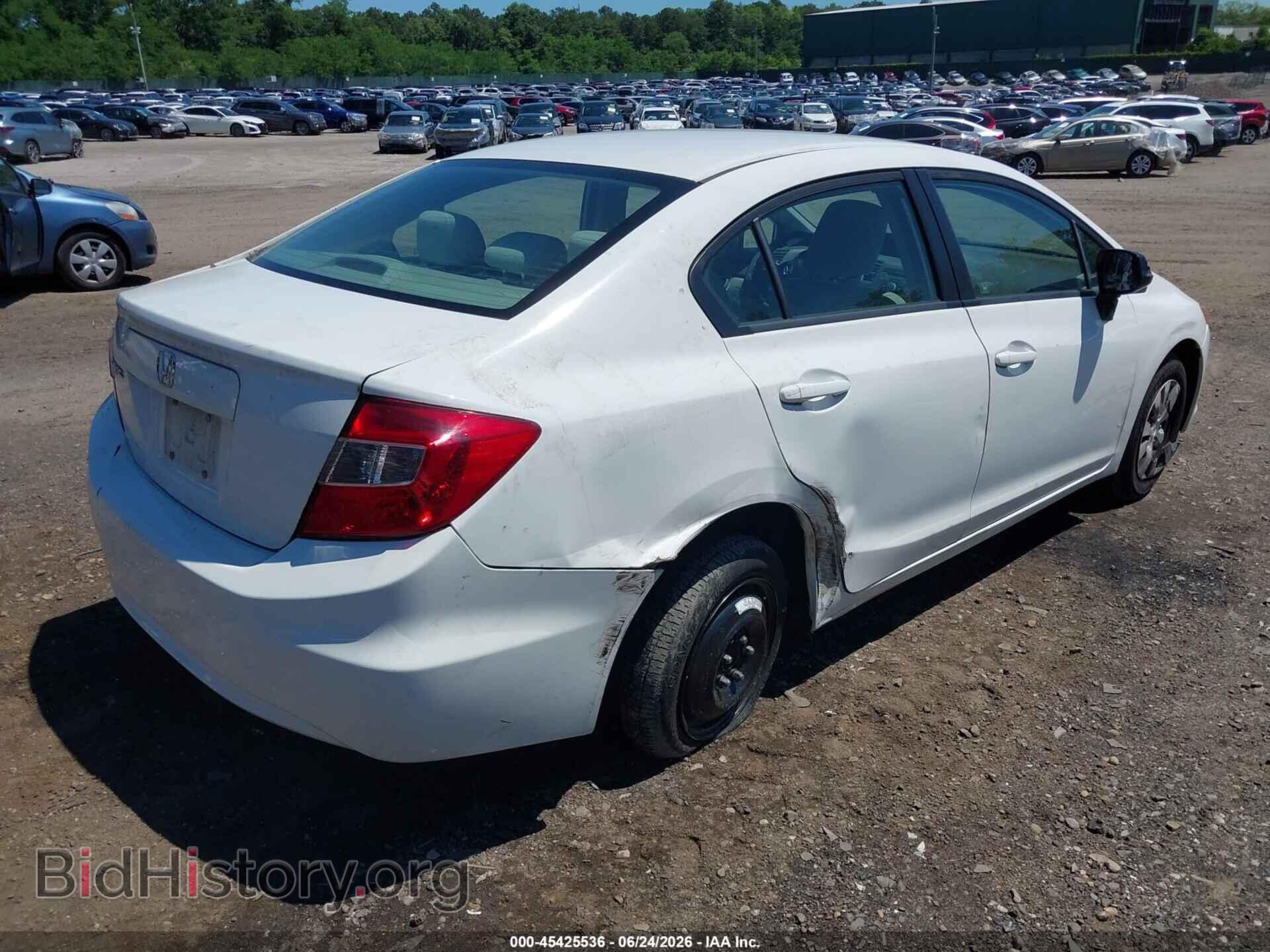 2012 HONDA CIVIC - VIN: 2HGFB2F53CH611340 - Фото 4