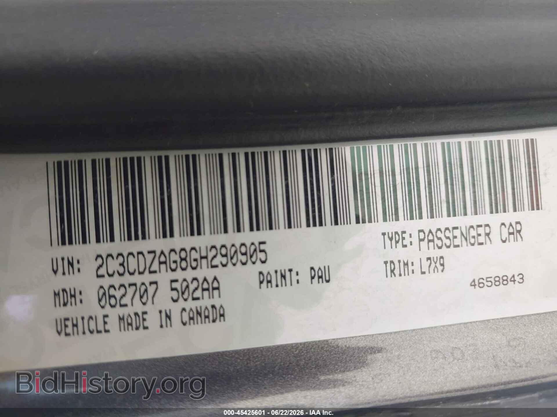 2016 DODGE CHALLENGER - VIN: 2C3CDZAG8GH290905 - Photo 9