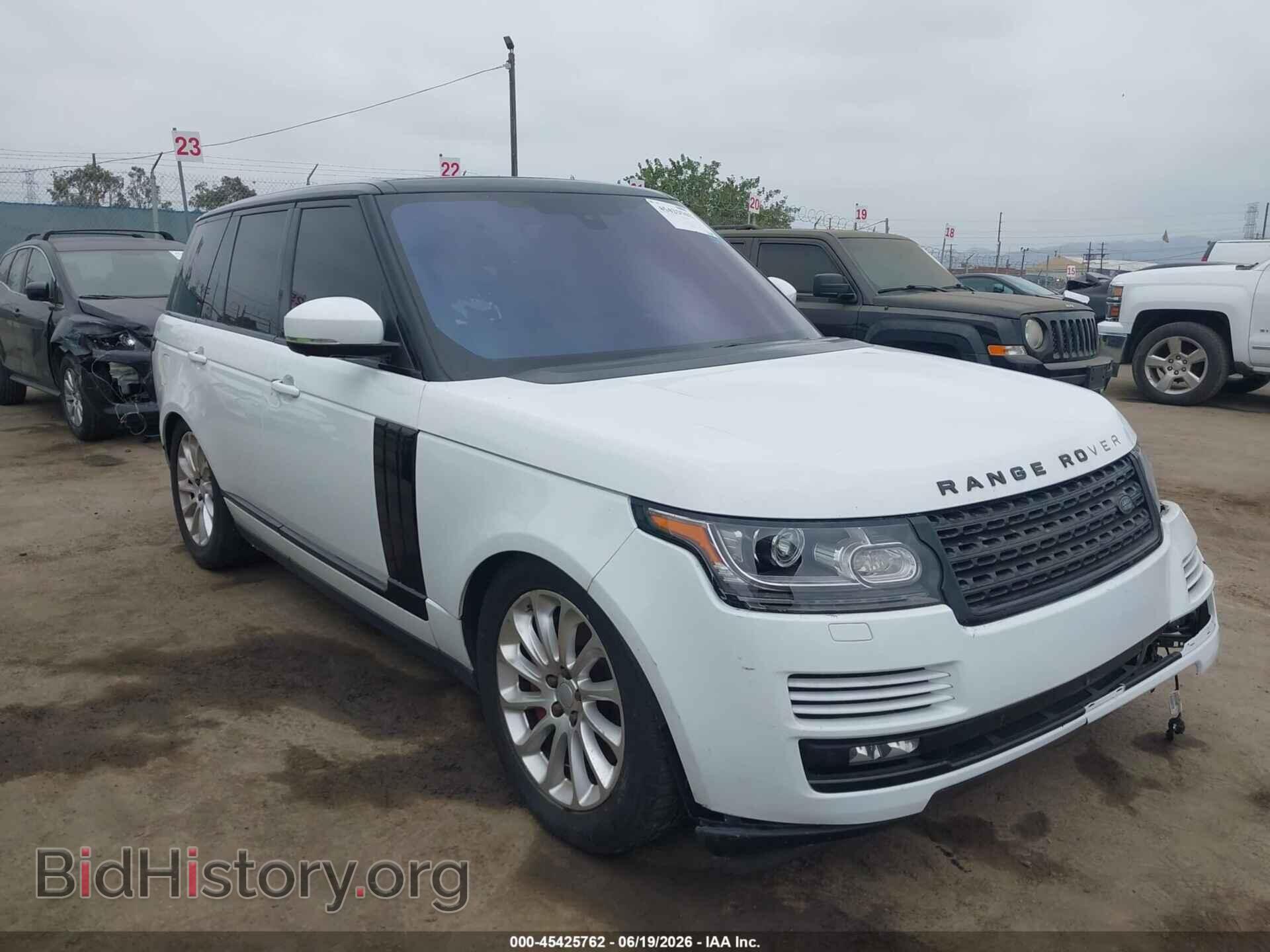 Фотография SALGS2EF2GA307877 - LAND ROVER RANGE ROVER 2016