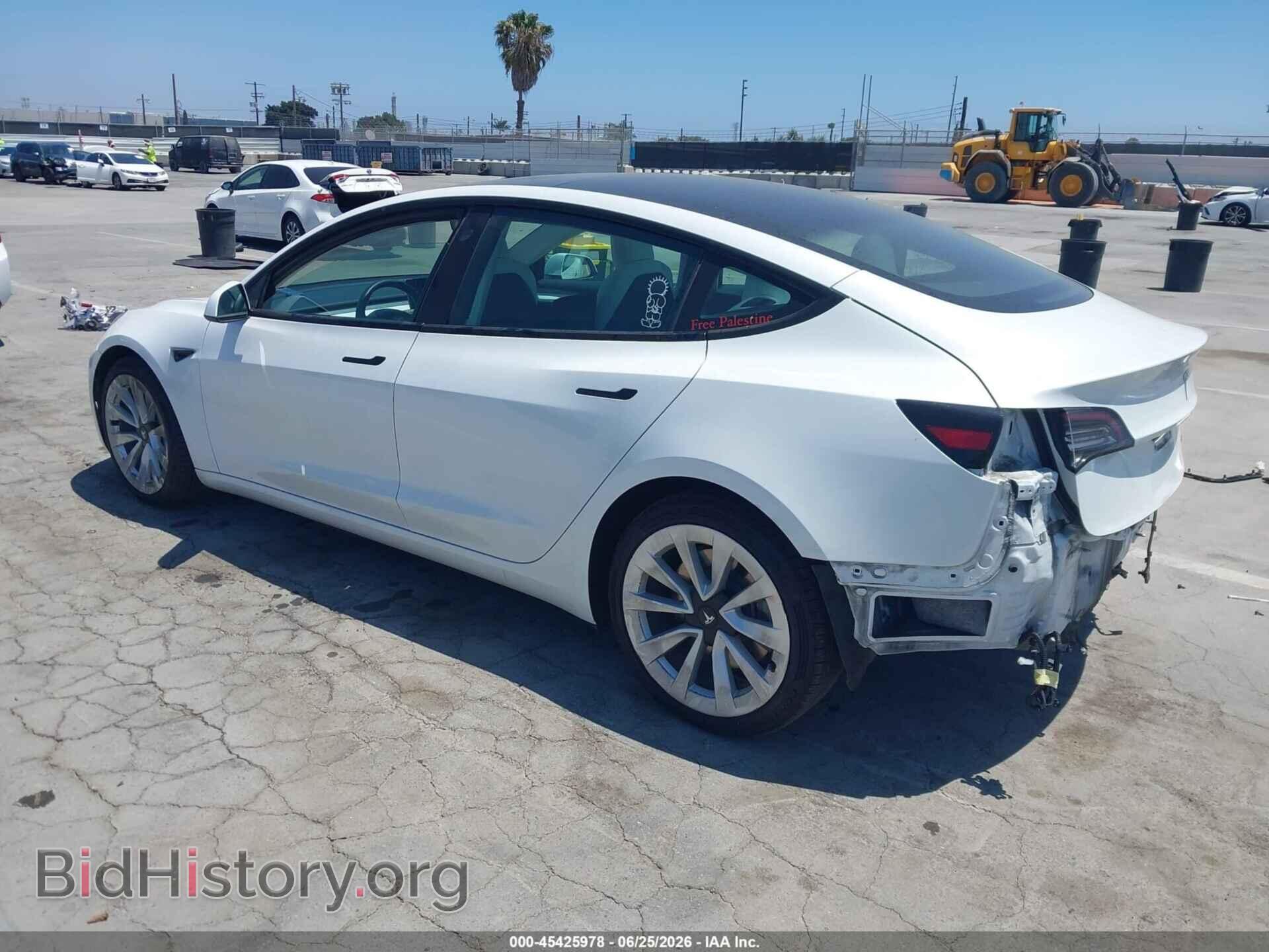2022 TESLA MODEL 3 - VIN: 5YJ3E1EB7NF136231 - Фото 3