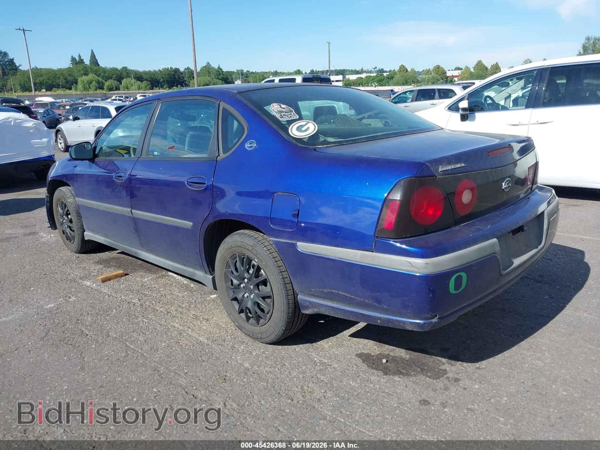 2005 CHEVROLET IMPALA - VIN: 2G1WF52E859291190 - Фото 3