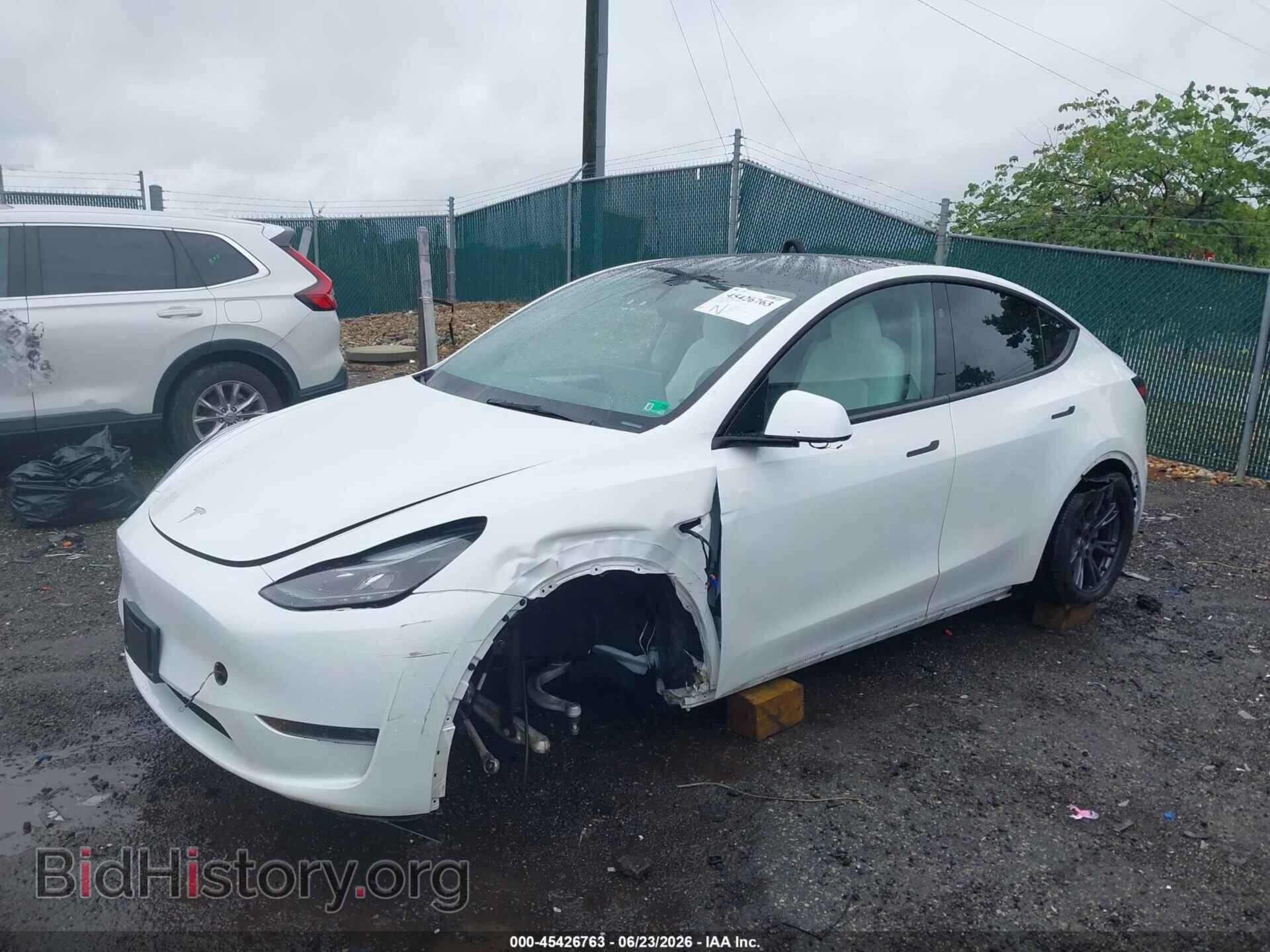 2024 TESLA MODEL Y - VIN: 7SAYGDED7RF112586 - Фото 2