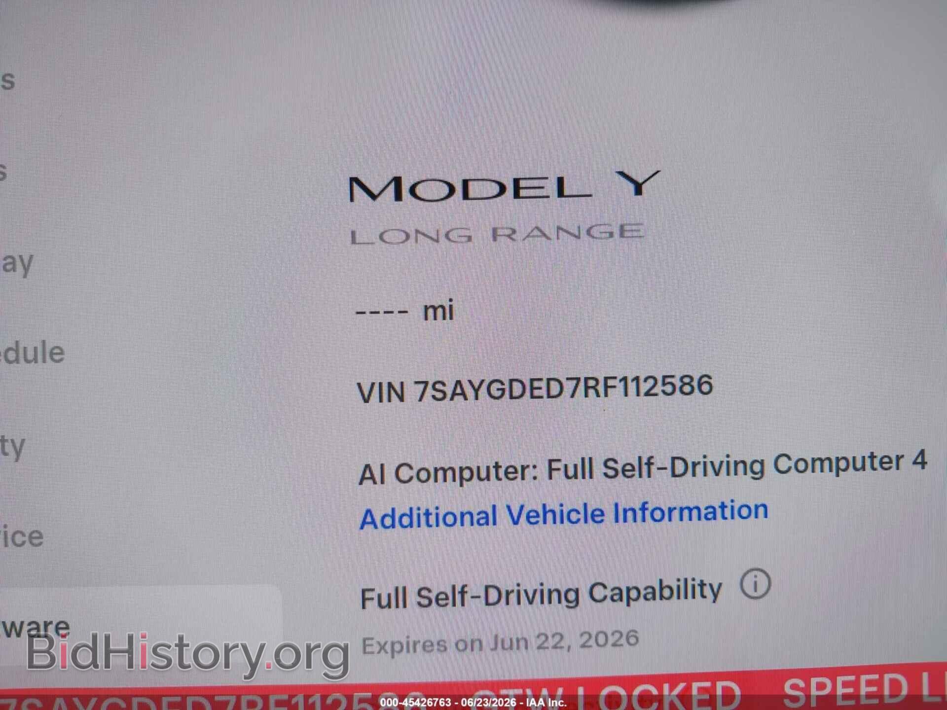 2024 TESLA MODEL Y - VIN: 7SAYGDED7RF112586 - Фото 7