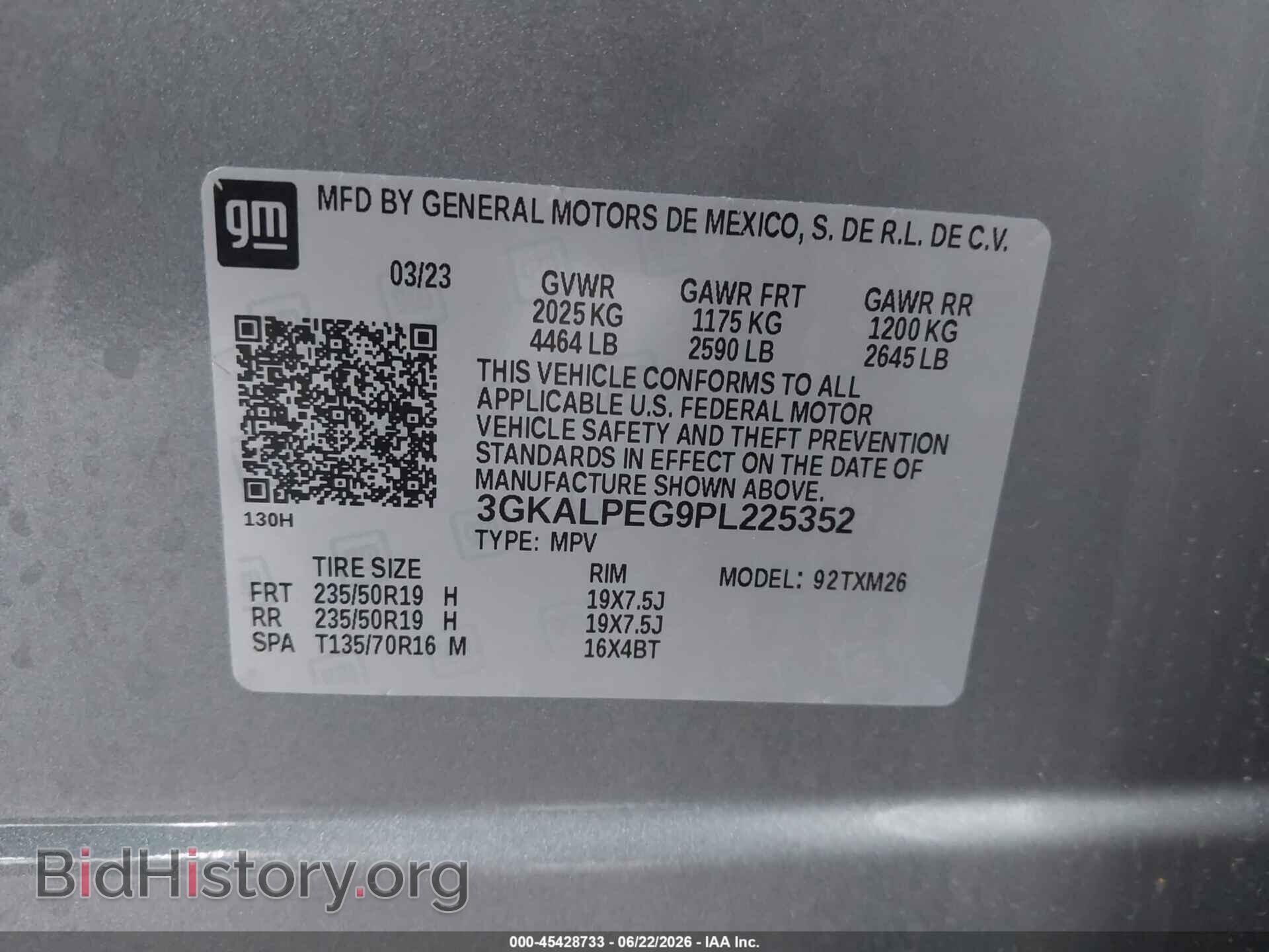 2023 GMC TERRAIN - VIN: 3GKALPEG9PL225352 - Фото 9
