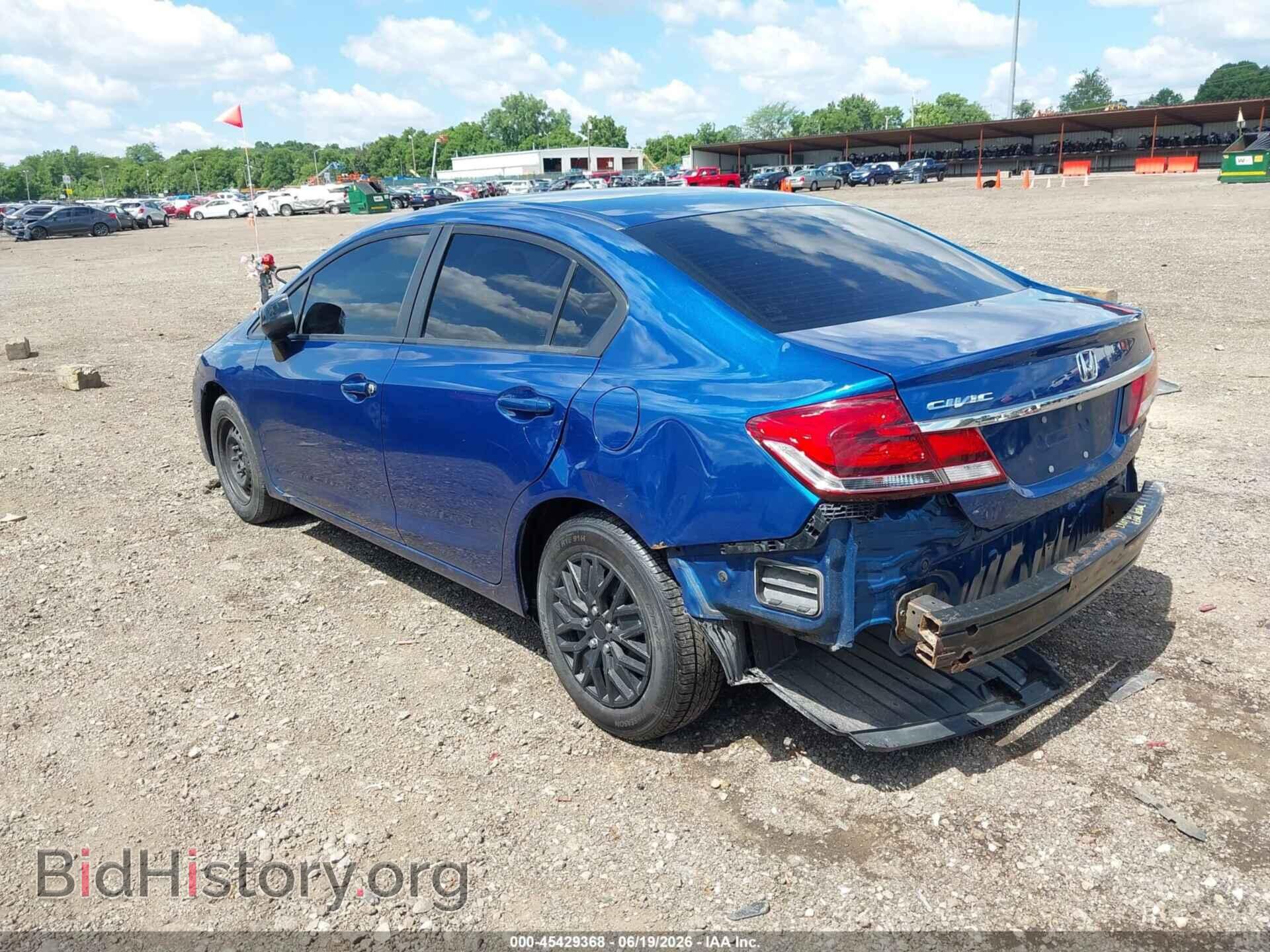 2013 HONDA CIVIC - VIN: 19XFB2F53DE061102 - Фото 3