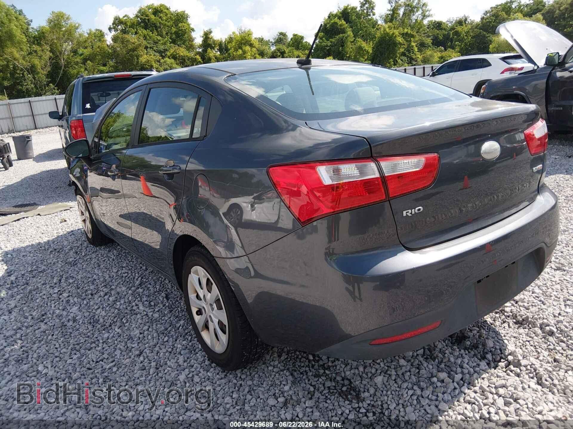2014 KIA RIO - VIN: KNADN4A34E6334343 - Фото 3