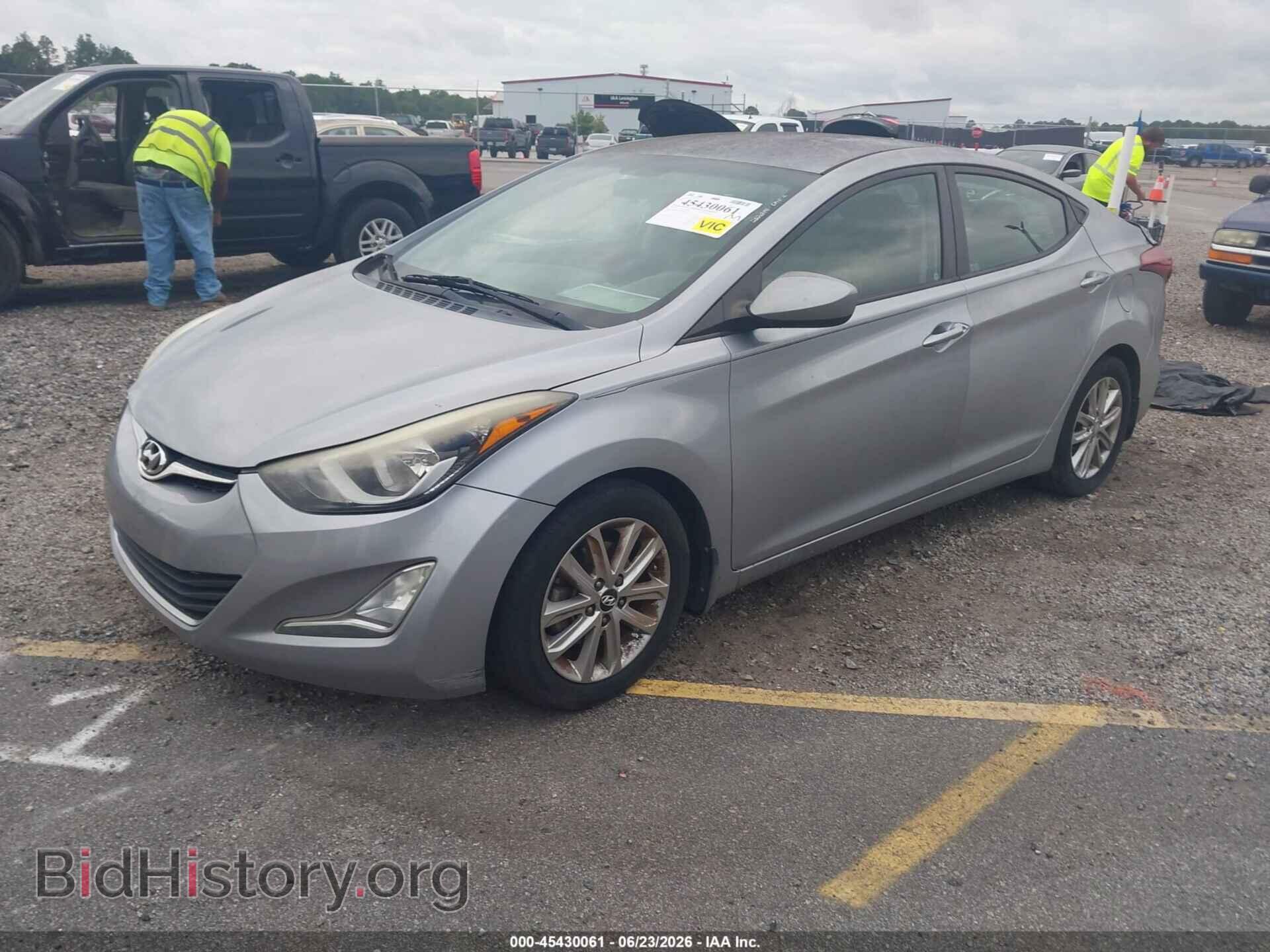 2016 HYUNDAI ELANTRA - VIN: 5NPDH4AE4GH659739 - Фото 2
