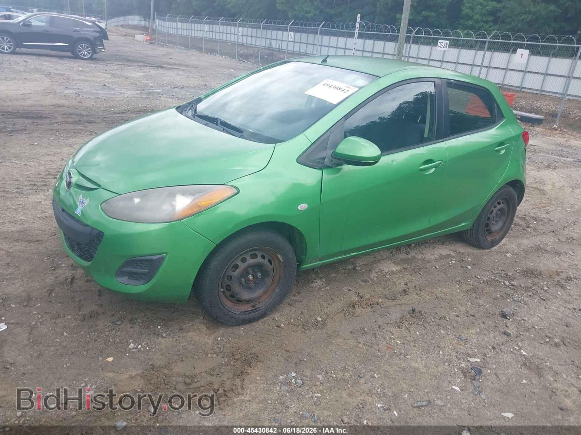 2011 MAZDA MAZDA2 - VIN: JM1DE1HY3B0103192 - Фото 2
