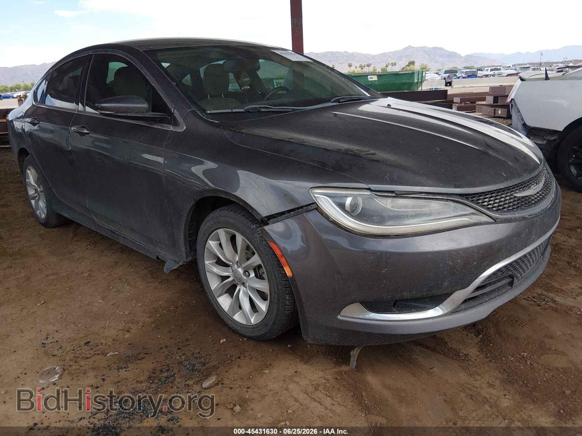 Фотография 1C3CCCCG8GN122959 - CHRYSLER 200 2016