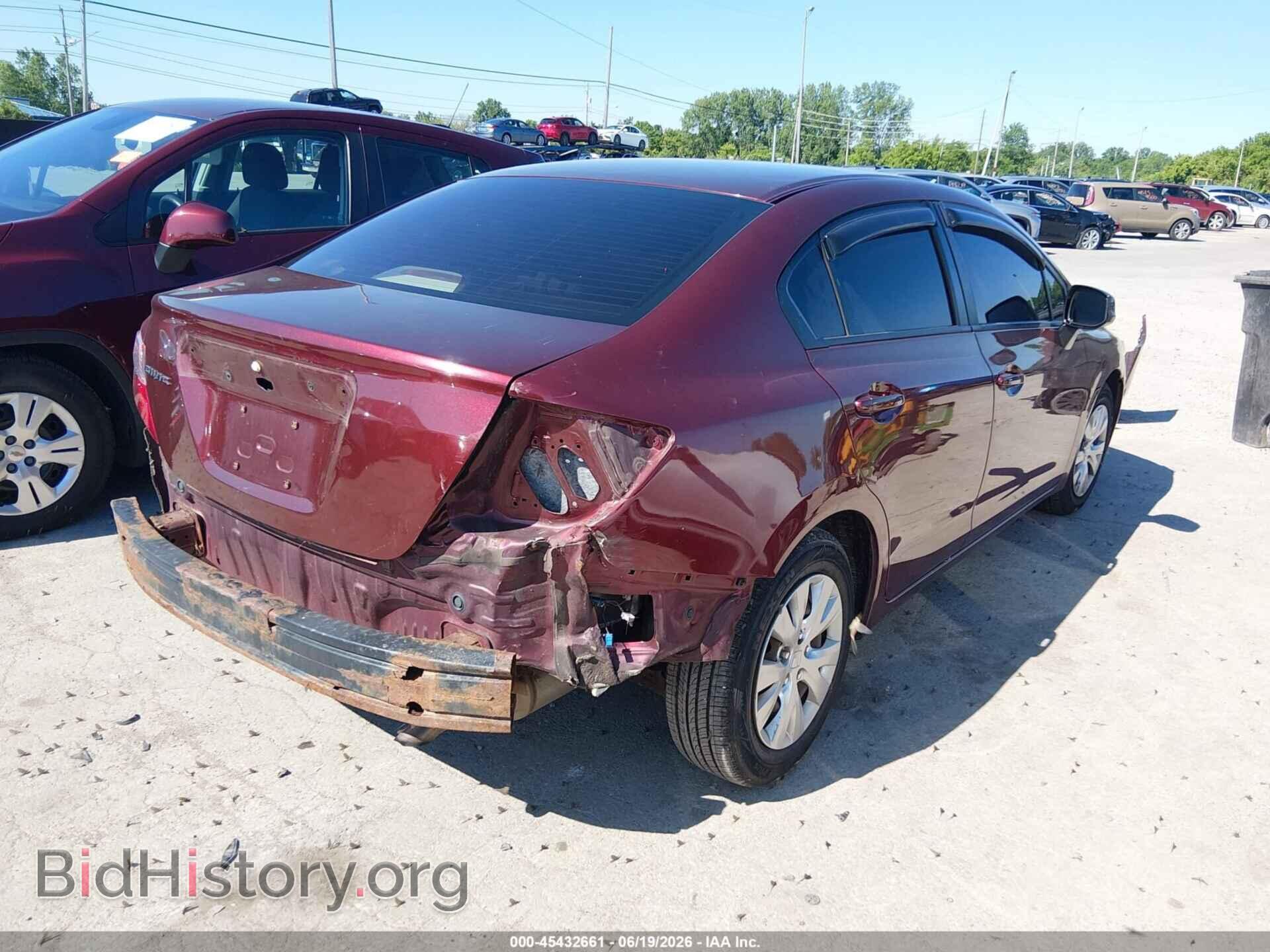 2012 HONDA CIVIC - VIN: 2HGFB2F55CH533353 - Photo 4
