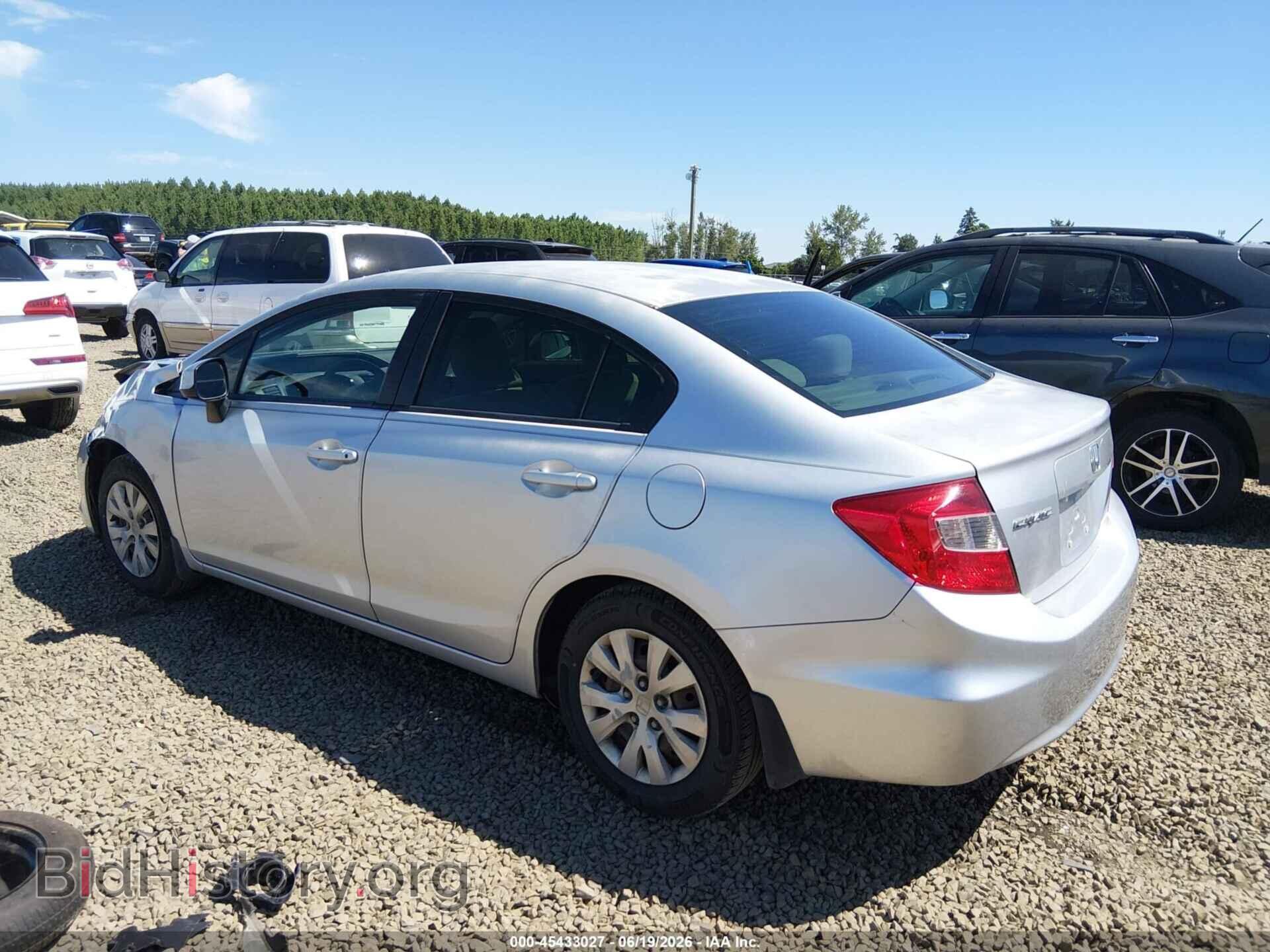 2012 HONDA CIVIC - VIN: 2HGFB2F59CH320616 - Фото 3