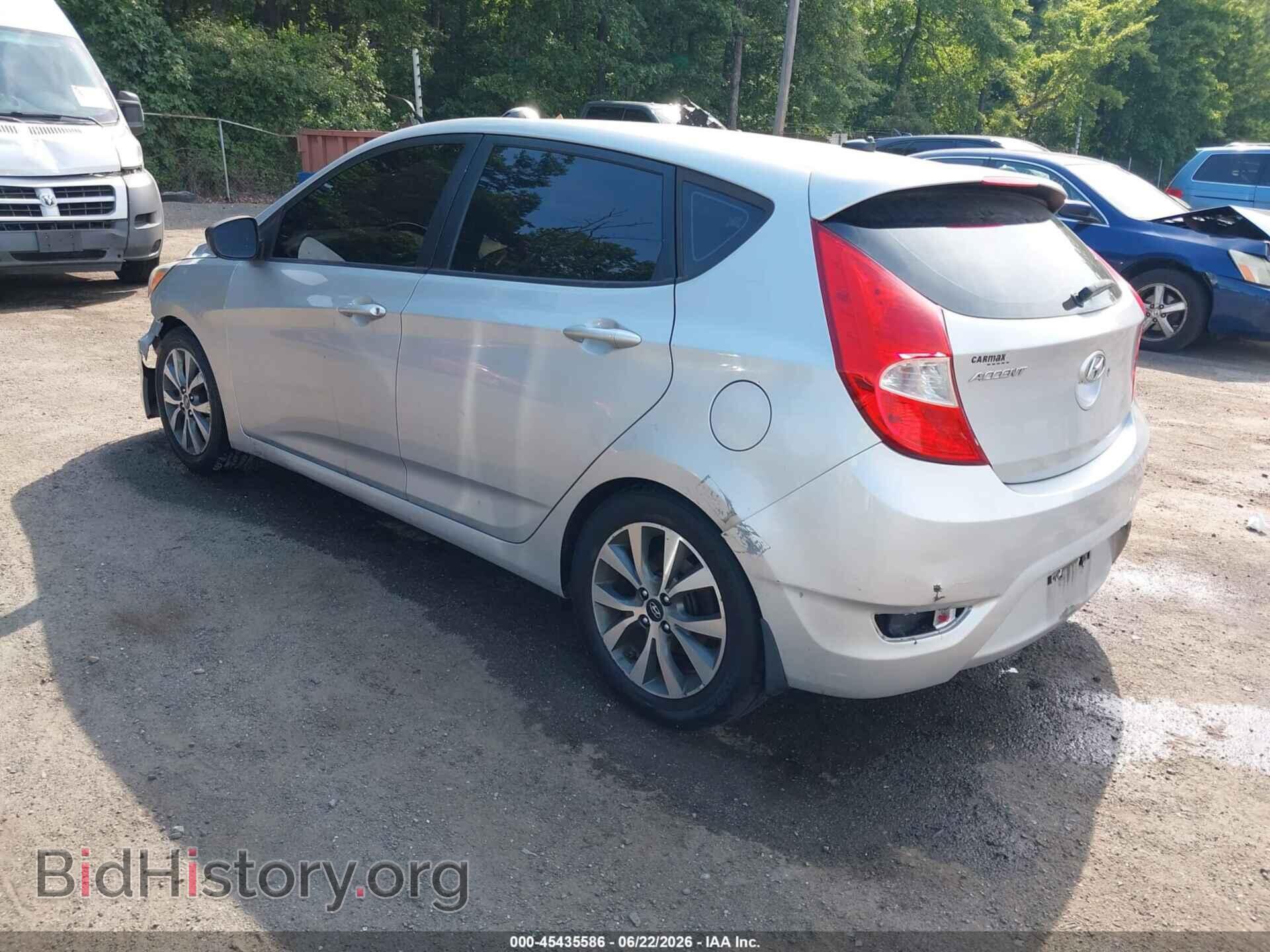 2015 HYUNDAI ACCENT - VIN: KMHCU5AE0FU220180 - Фото 3