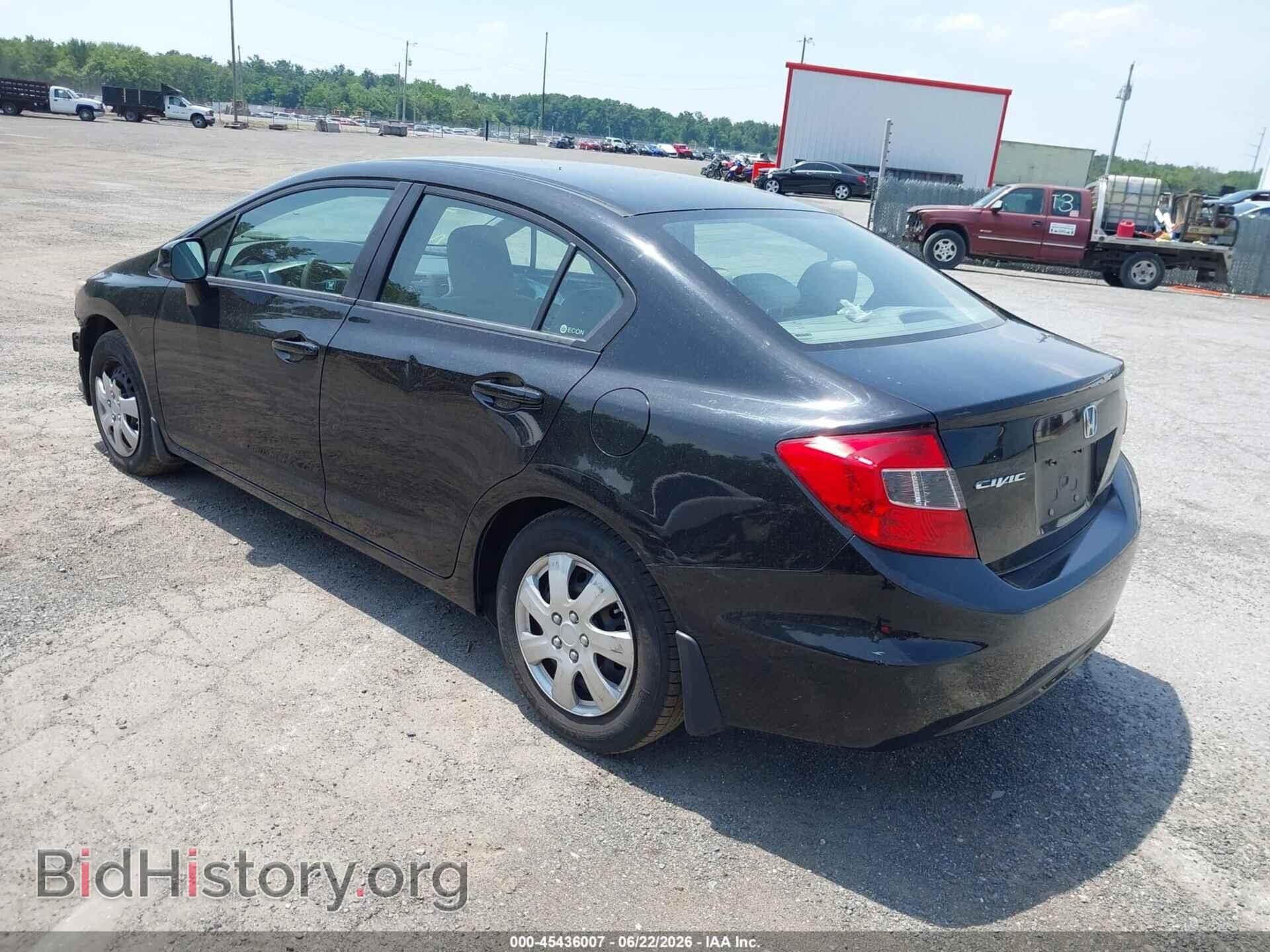 2012 HONDA CIVIC - VIN: 19XFB2F5XCE343753 - Фото 3