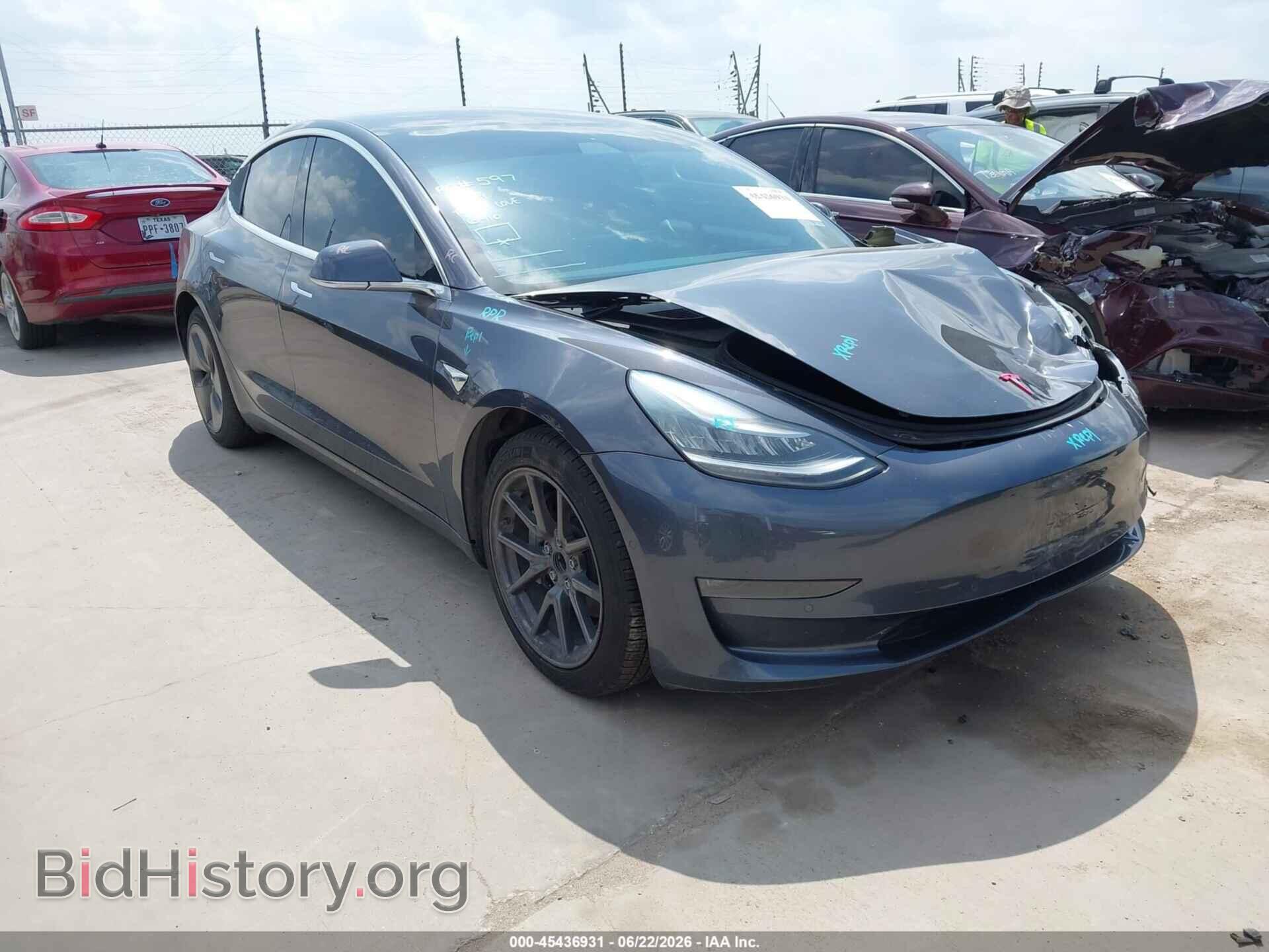 Photo 5YJ3E1EA1KF411045 - TESLA MODEL 3 2019