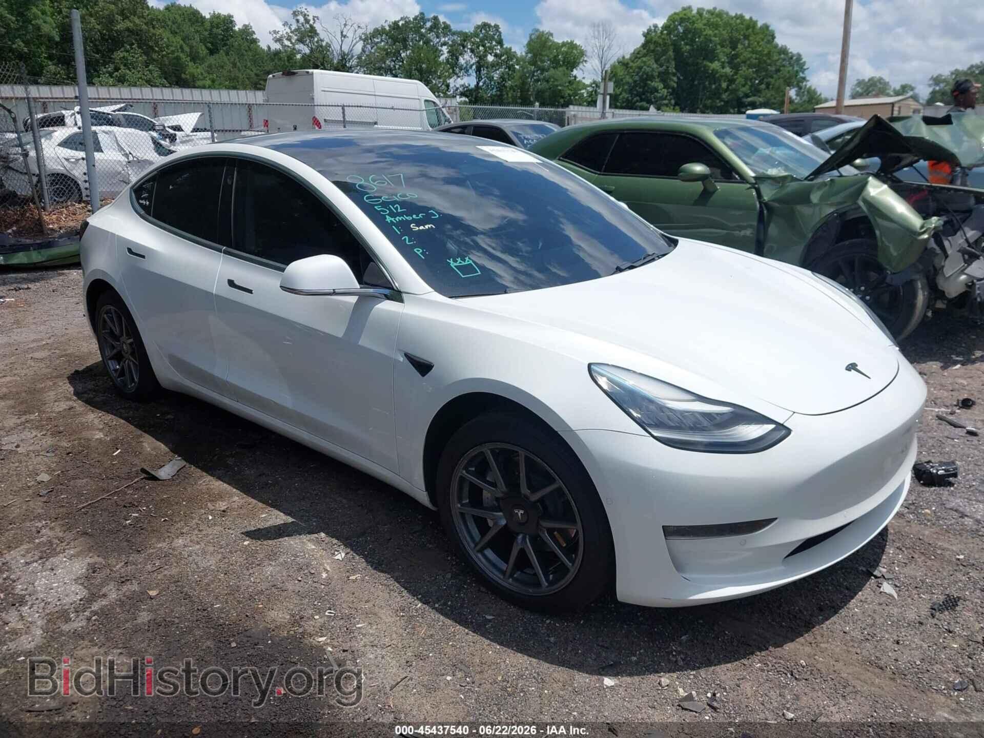 Photo 5YJ3E1EAXKF345000 - TESLA MODEL 3 2019
