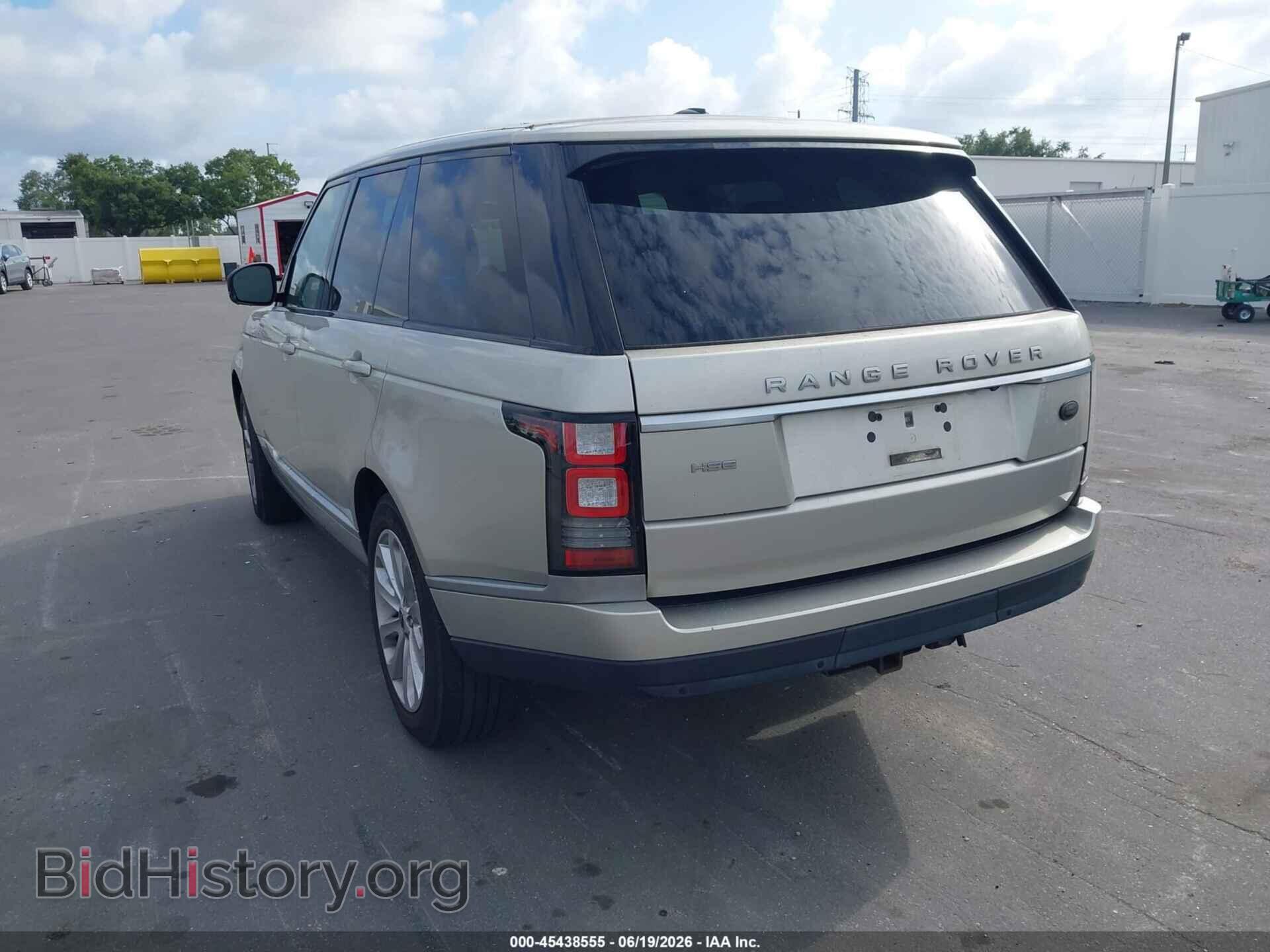 2014 LAND ROVER RANGE ROVER - VIN: SALGS2VF5EA131338 - Фото 3