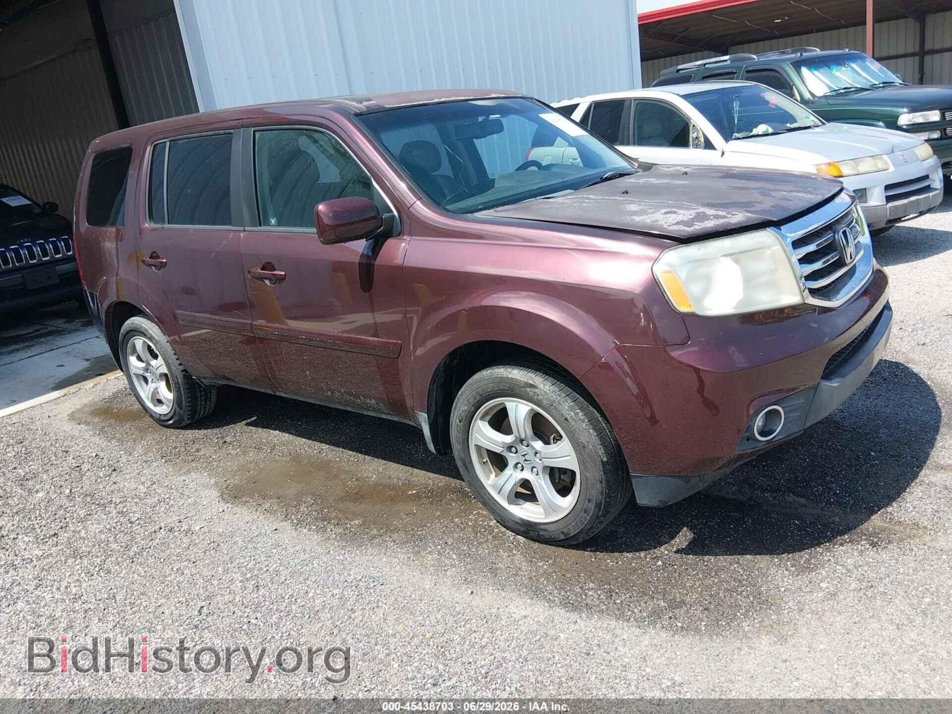 Фотография 5FNYF4H53CB030222 - HONDA PILOT 2012