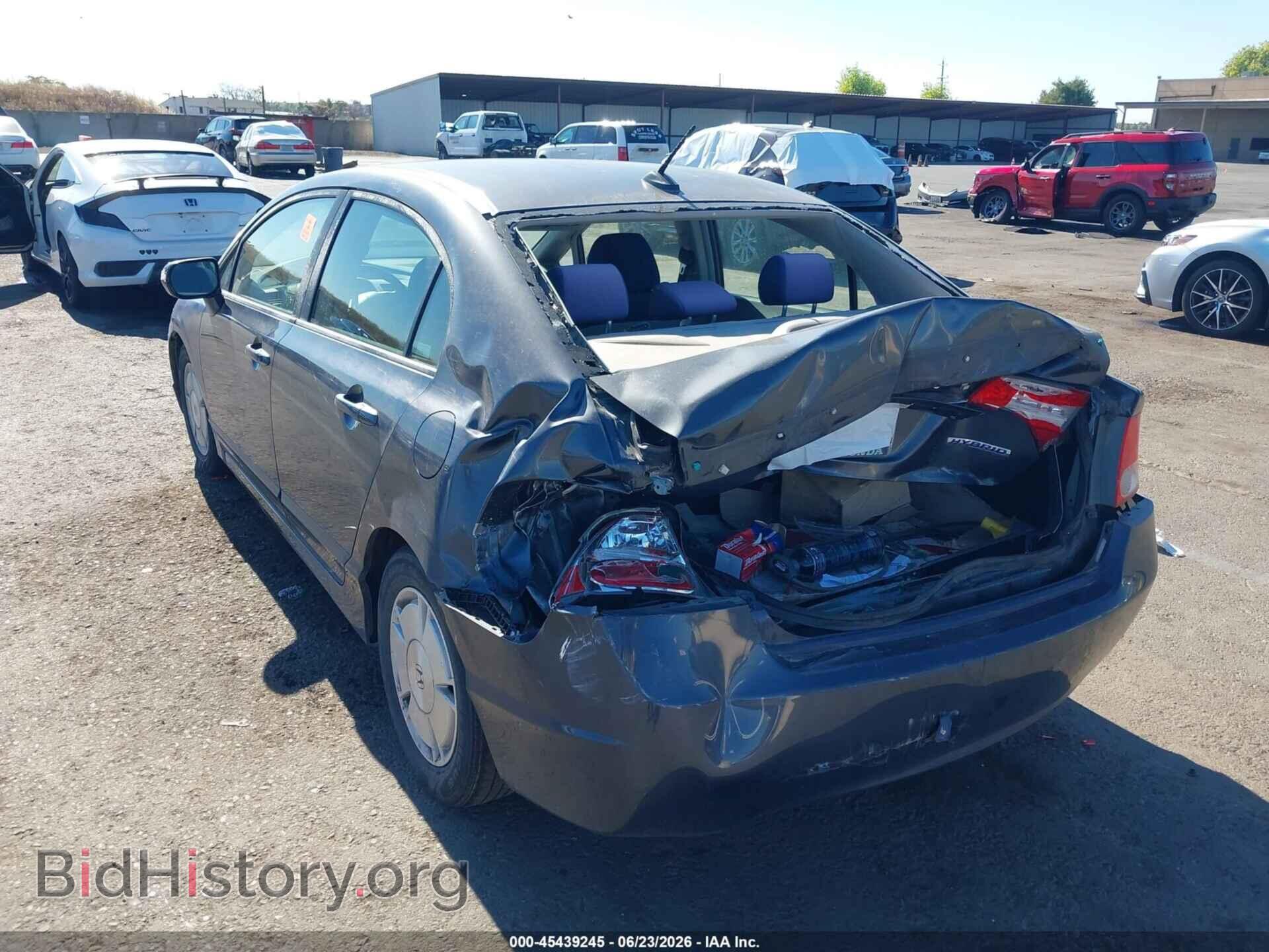 2007 HONDA CIVIC HYBRID - VIN: JHMFA36247S030164 - Фото 3