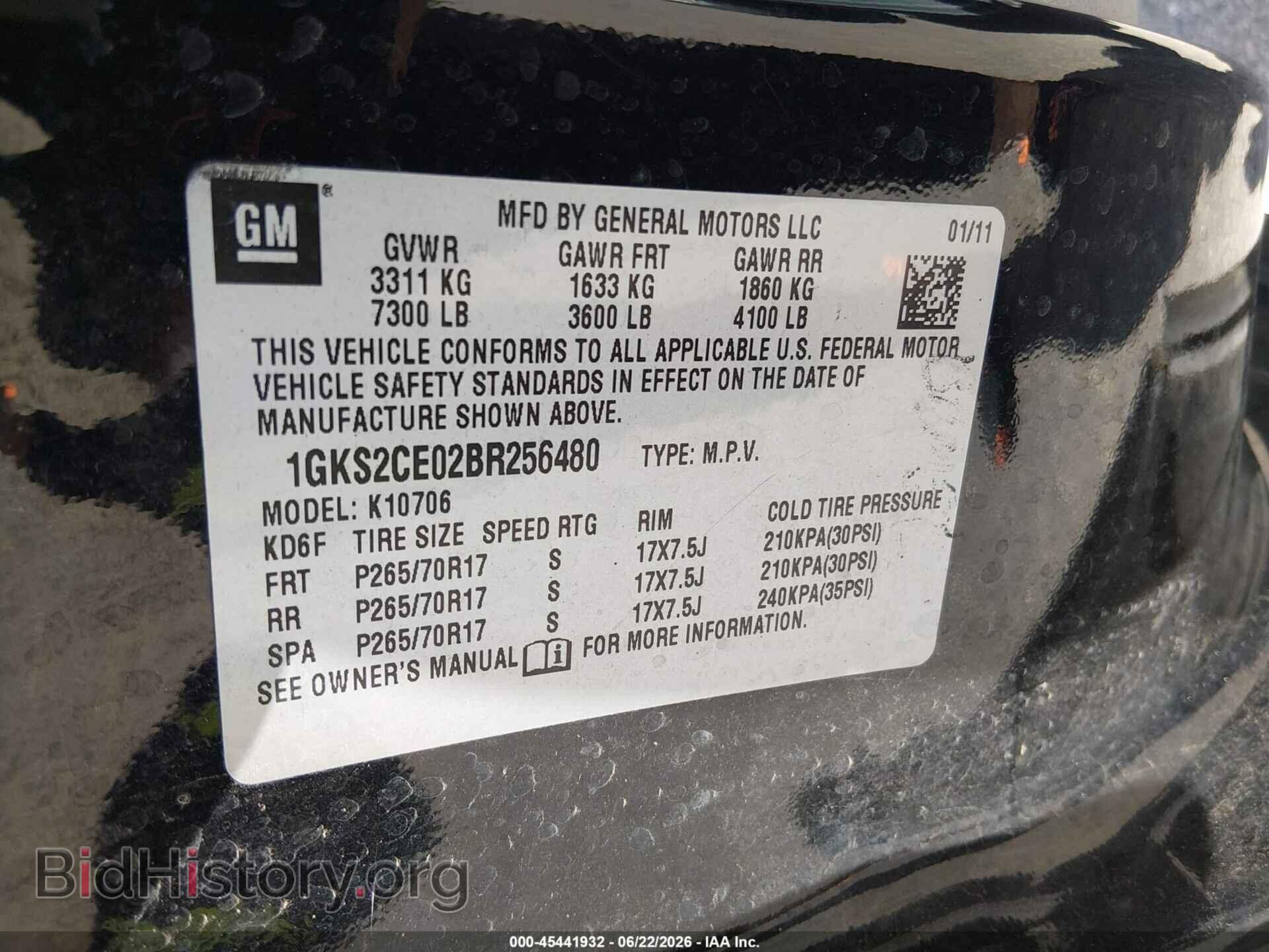 2011 GMC YUKON - VIN: 1GKS2CE02BR256480 - Photo 9