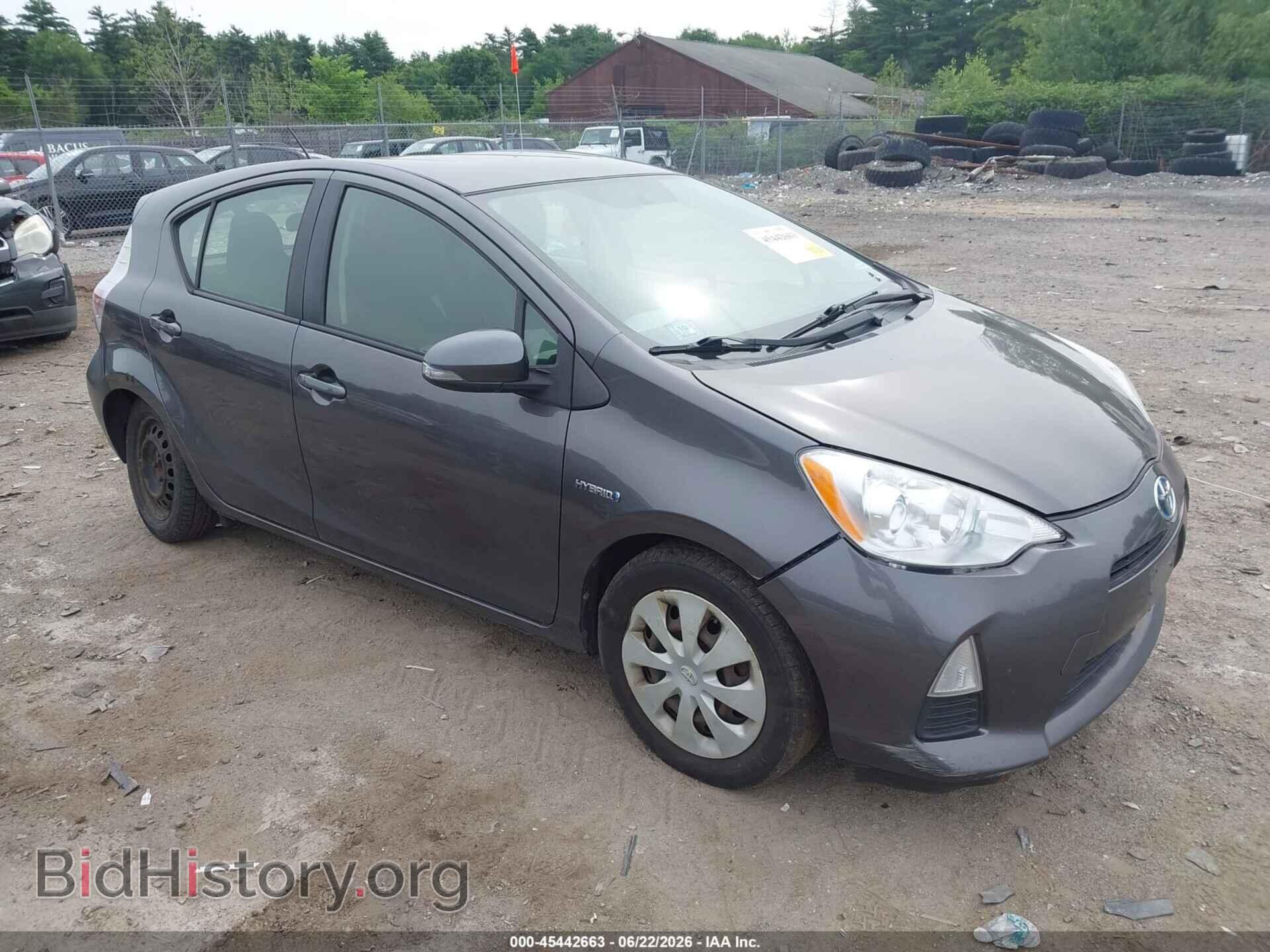 Photo JTDKDTB33C1512405 - TOYOTA PRIUS C 2012