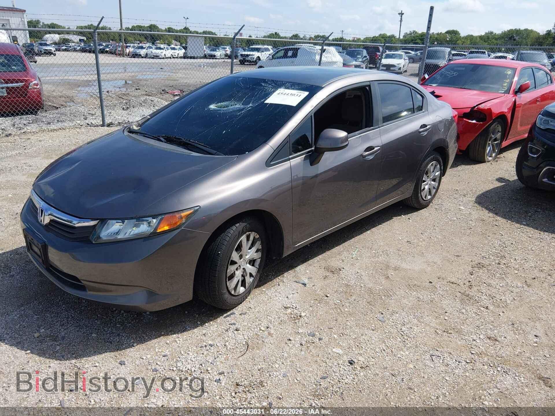 2012 HONDA CIVIC - VIN: 19XFB2F52CE043494 - Фото 2
