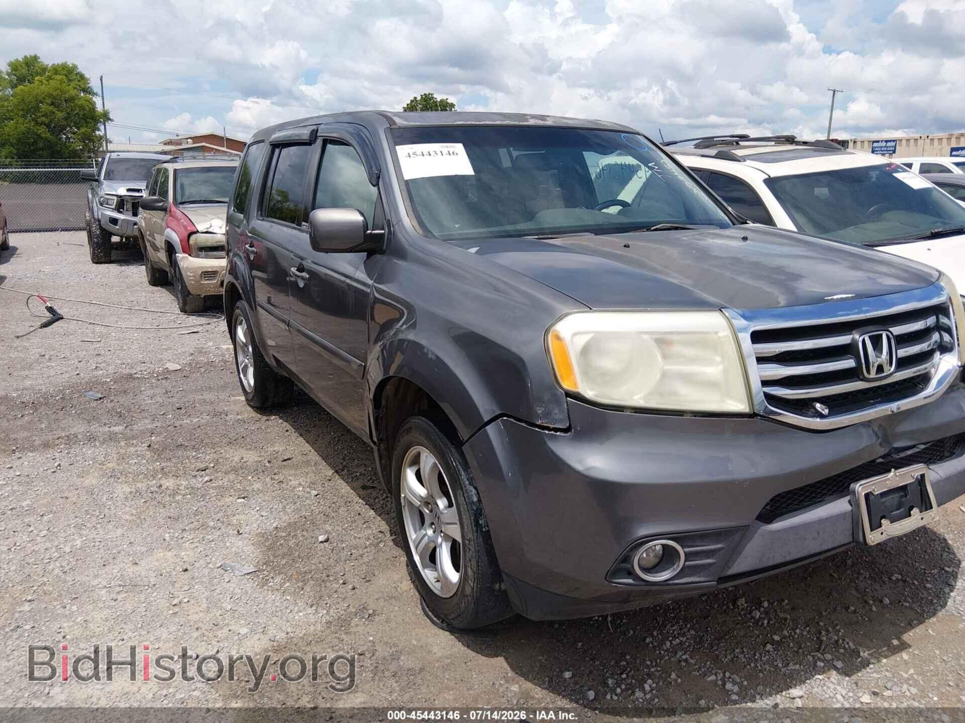 Фотография 5FNYF3H54CB003458 - HONDA PILOT 2012