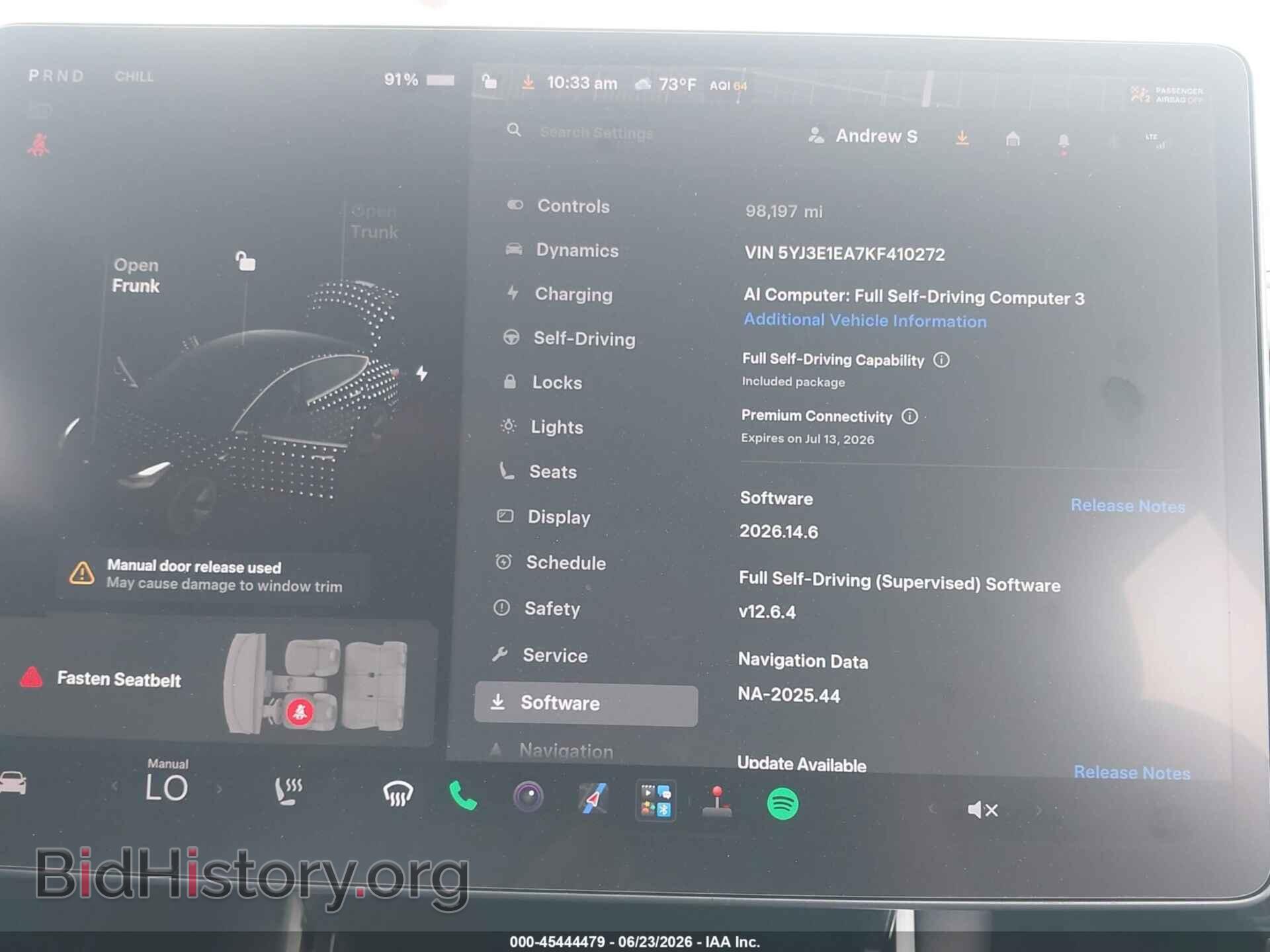 2019 TESLA MODEL 3 - VIN: 5YJ3E1EA7KF410272 - Photo 7