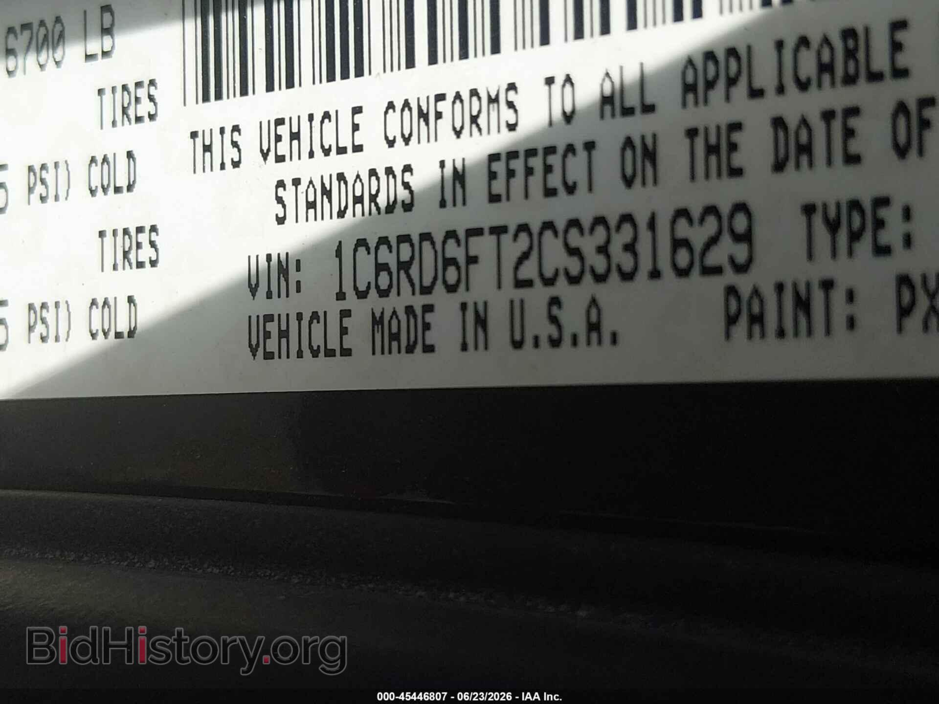2012 RAM 1500 - VIN: 1C6RD6FT2CS331629 - Photo 9