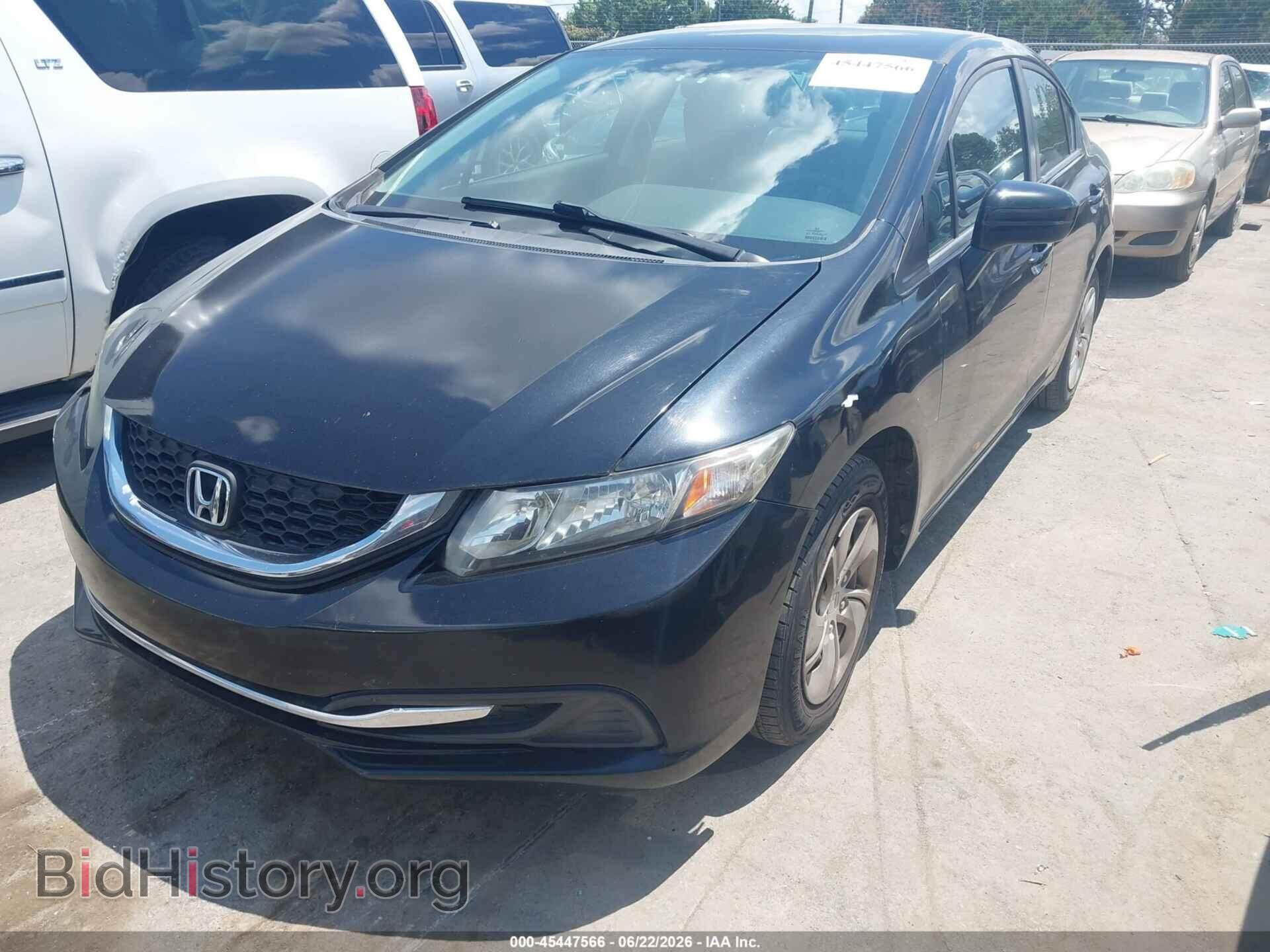 2014 HONDA CIVIC - VIN: 2HGFB2F59EH548778 - Фото 2