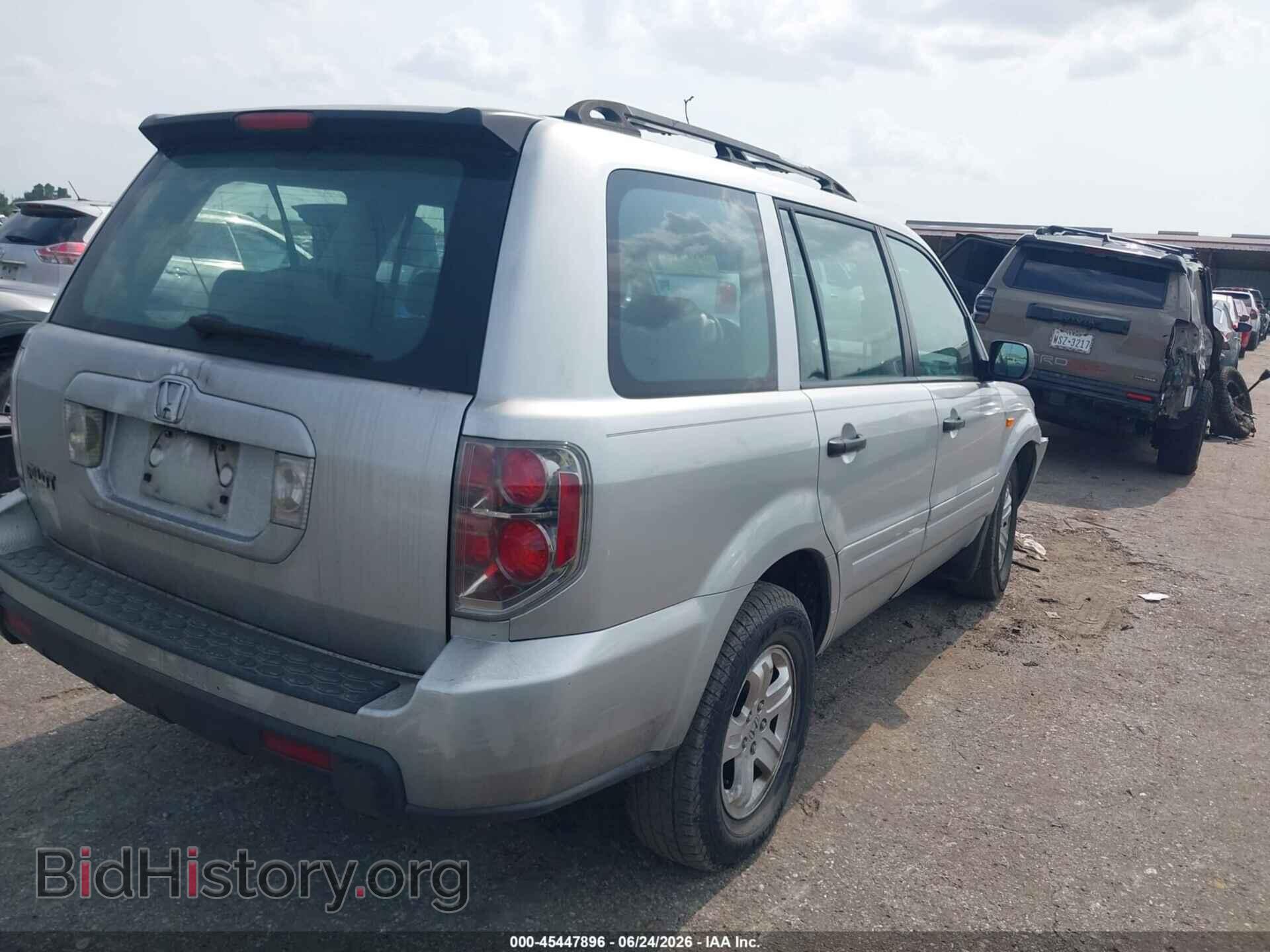 2007 HONDA PILOT - VIN: 5FNYF28147B036148 - Фото 4