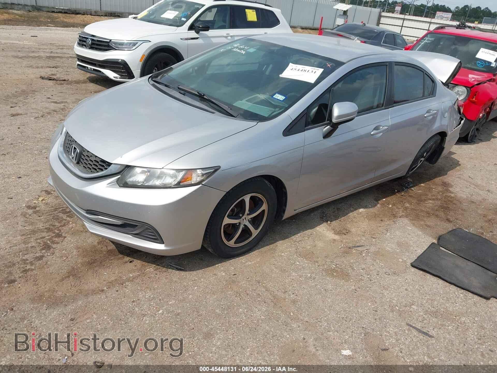 2015 HONDA CIVIC - VIN: 19XFB2F70FE093185 - Фото 2