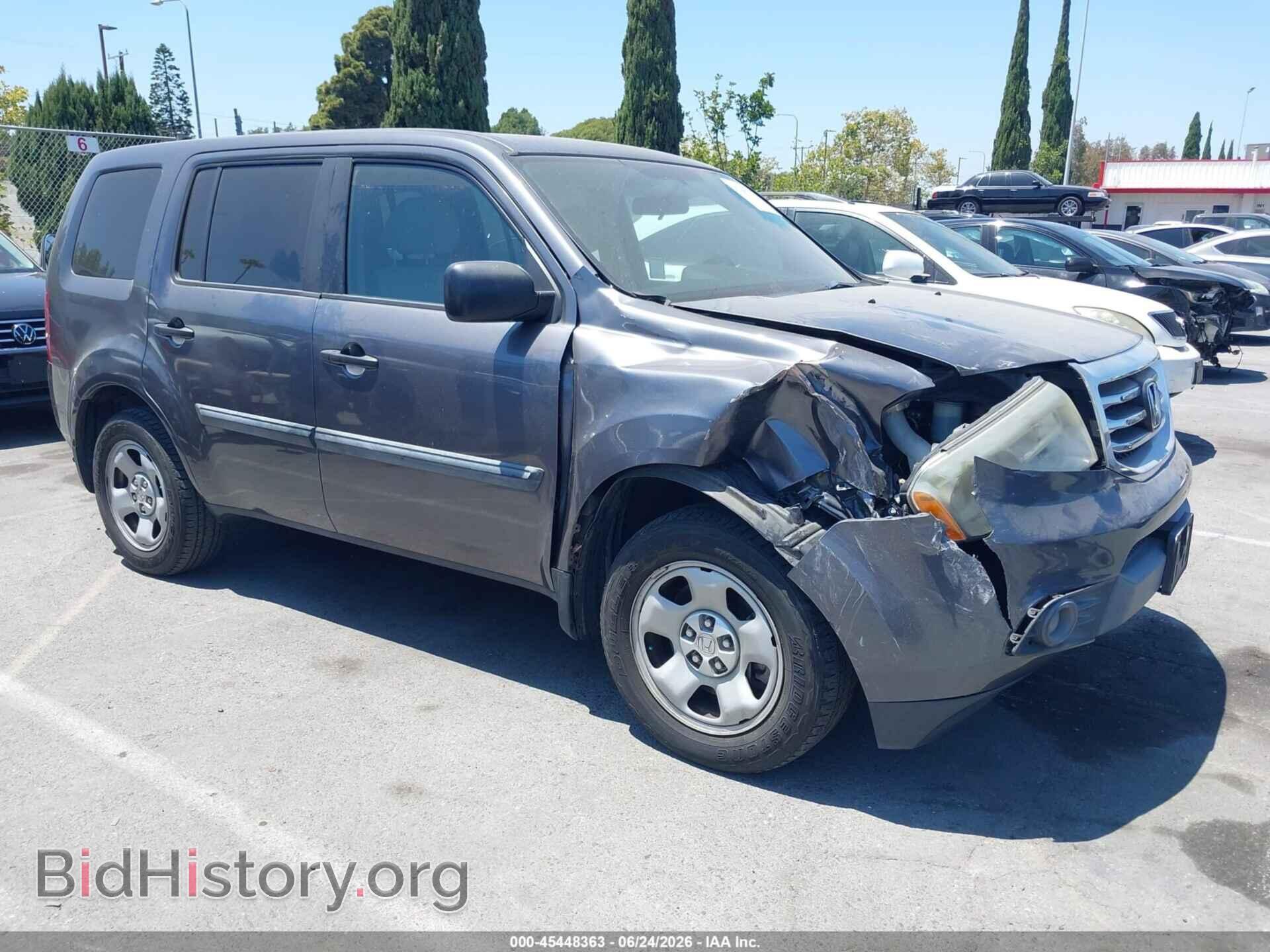 Фотография 5FNYF3H23EB016484 - HONDA PILOT 2014