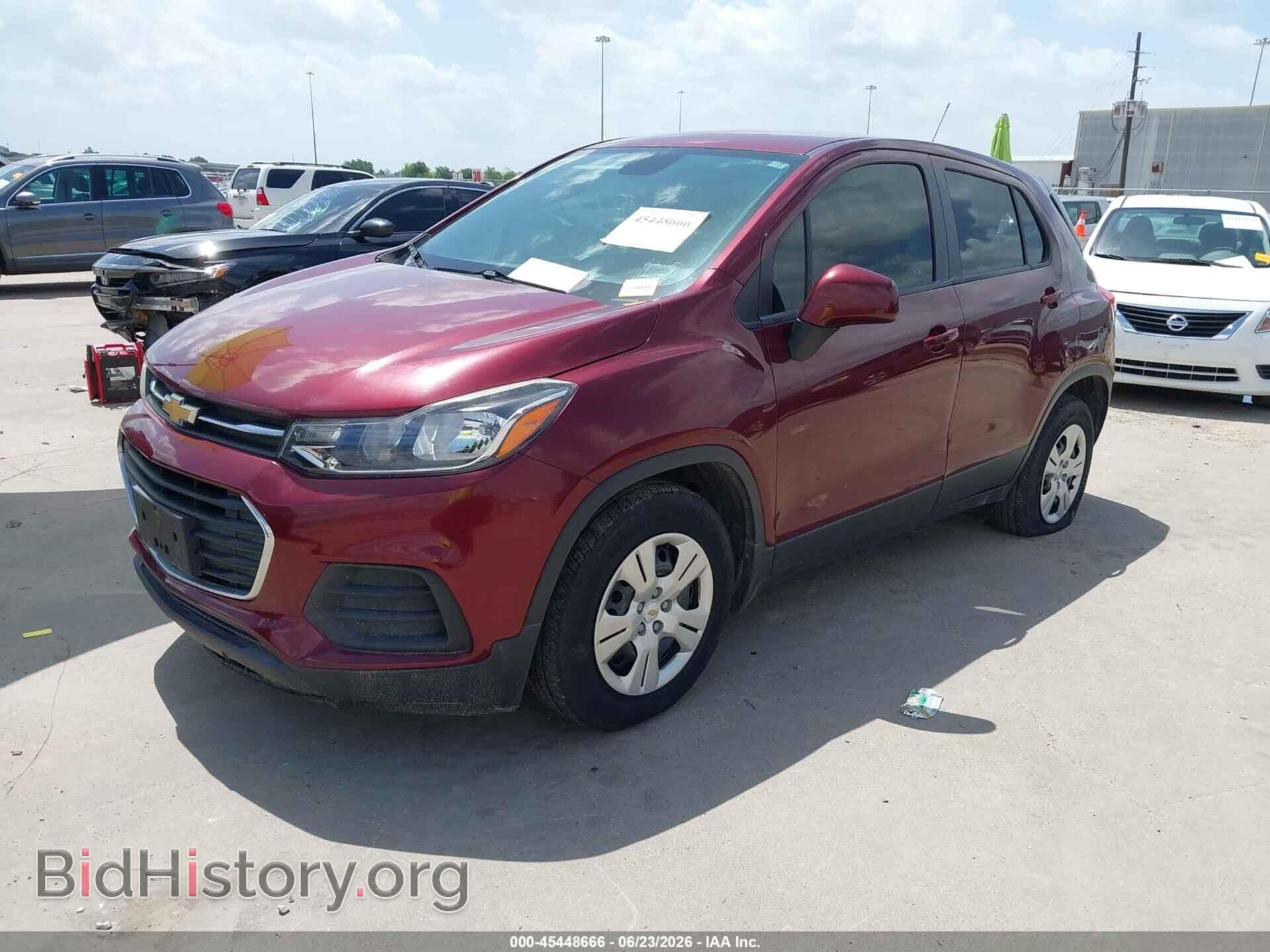 2017 CHEVROLET TRAX - VIN: 3GNCJKSB3HL273475 - Photo 2
