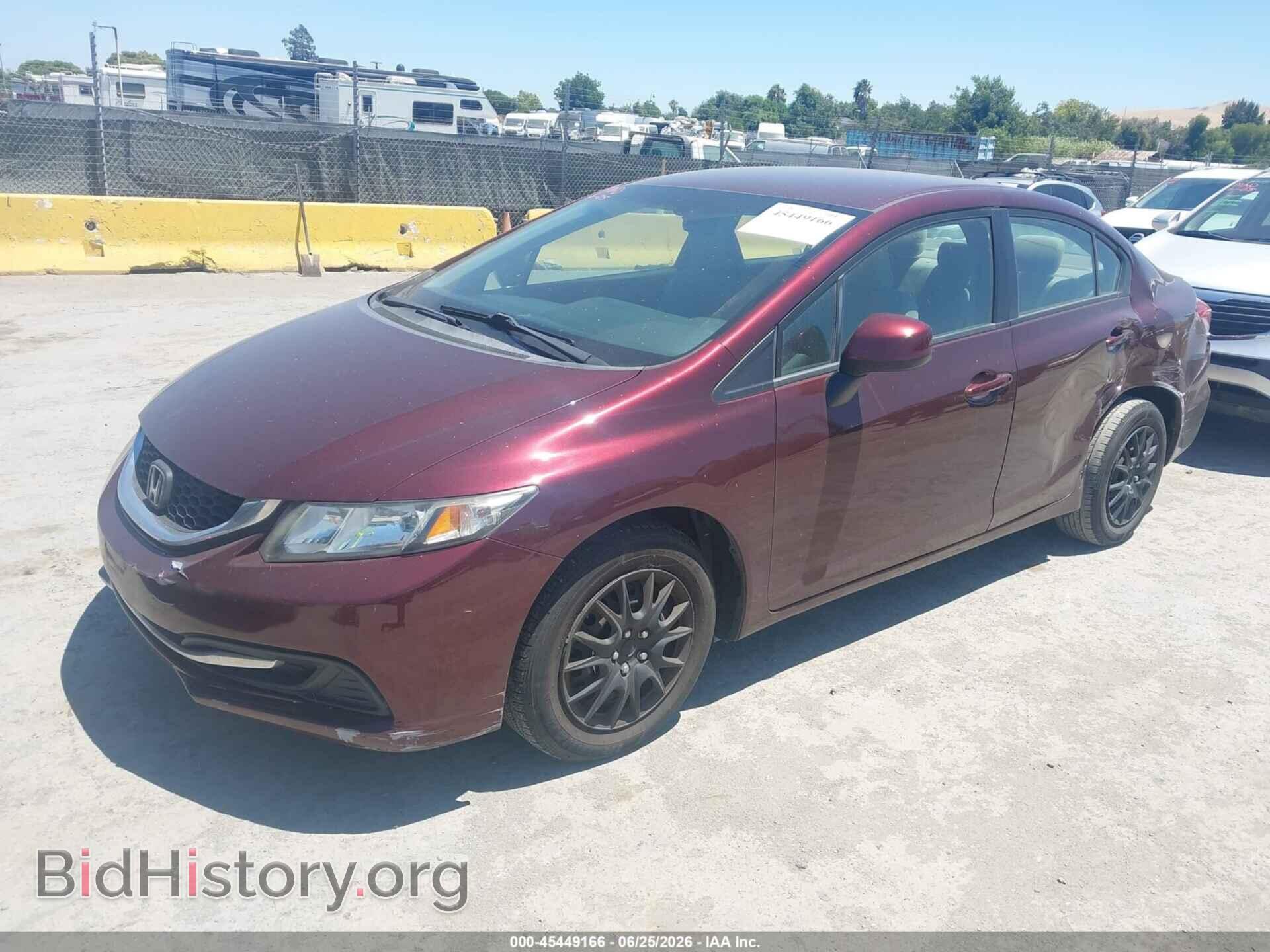 2013 HONDA CIVIC - VIN: 19XFB2F56DE290776 - Фото 2