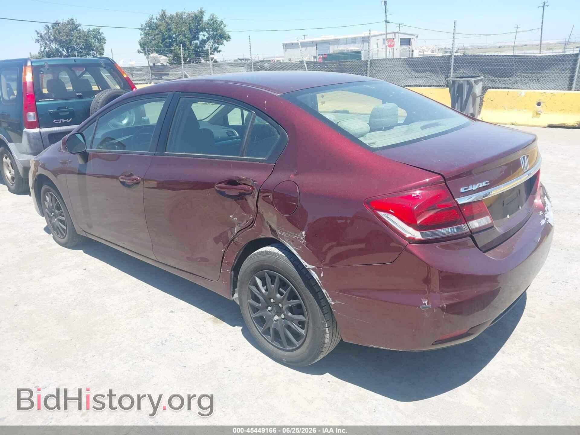 2013 HONDA CIVIC - VIN: 19XFB2F56DE290776 - Фото 3