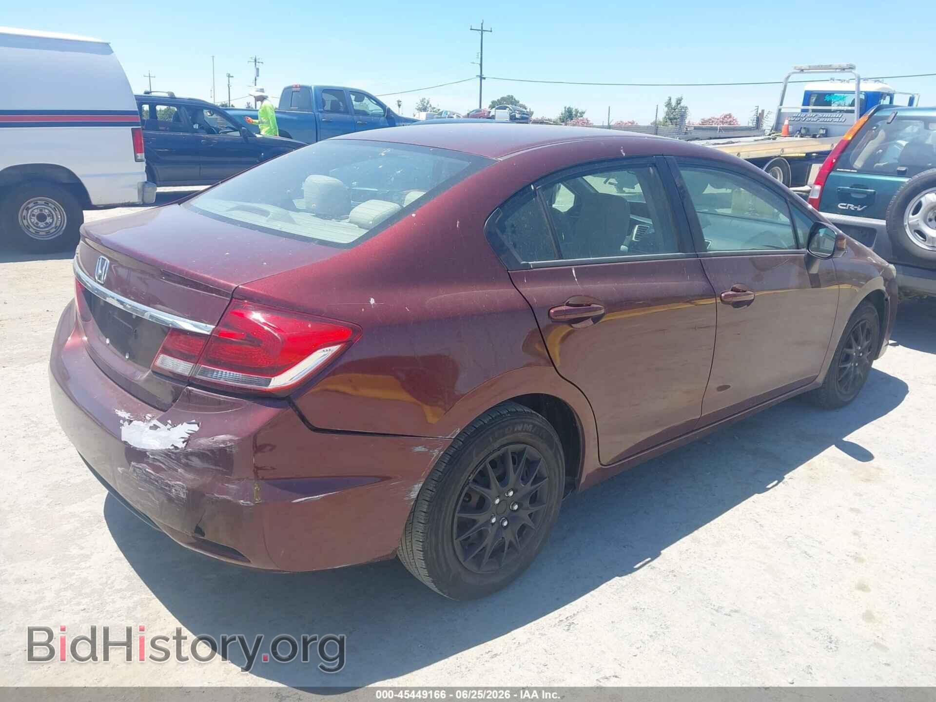2013 HONDA CIVIC - VIN: 19XFB2F56DE290776 - Фото 4