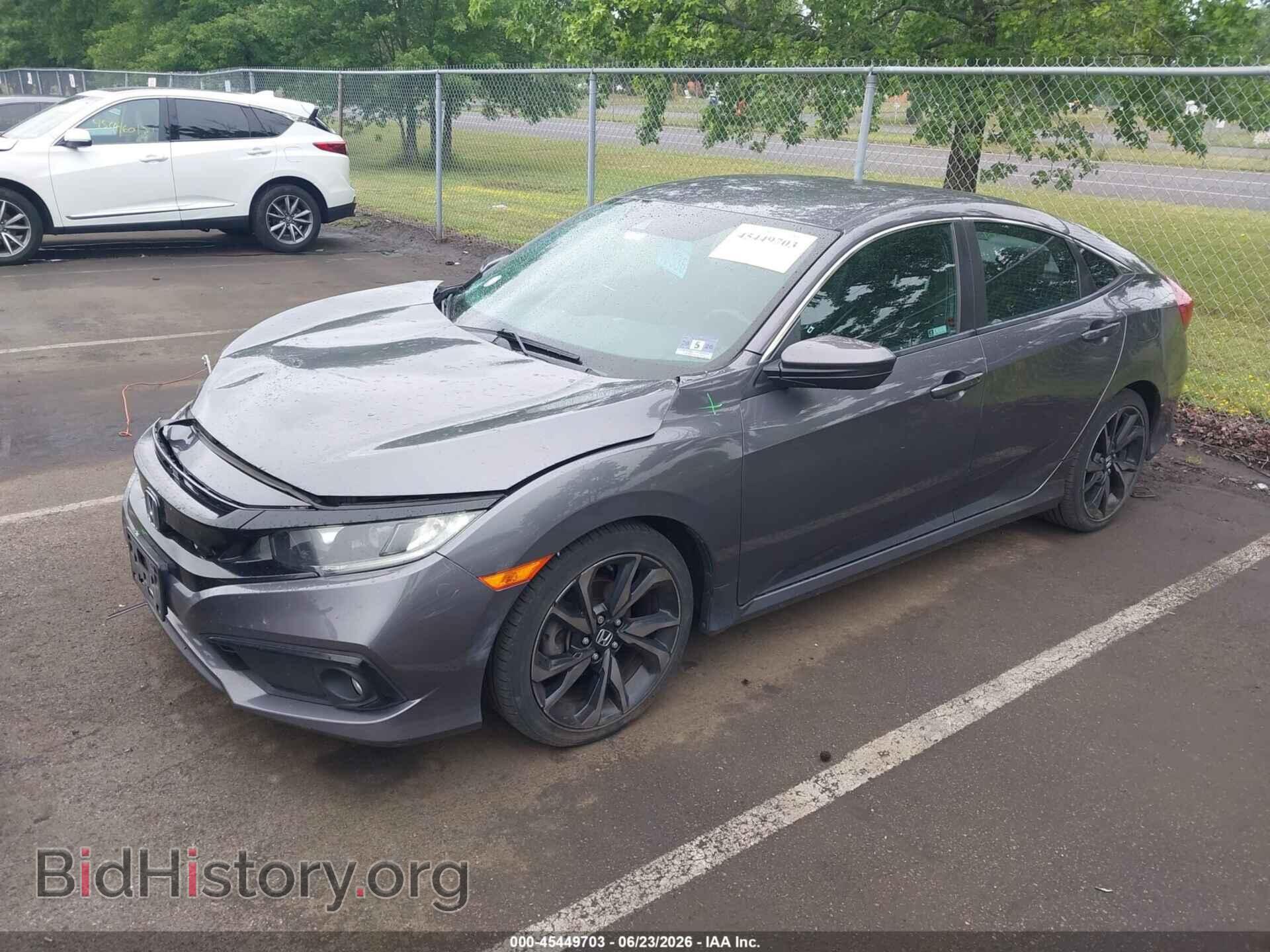 2019 HONDA CIVIC - VIN: 2HGFC2F8XKH562031 - Фото 2