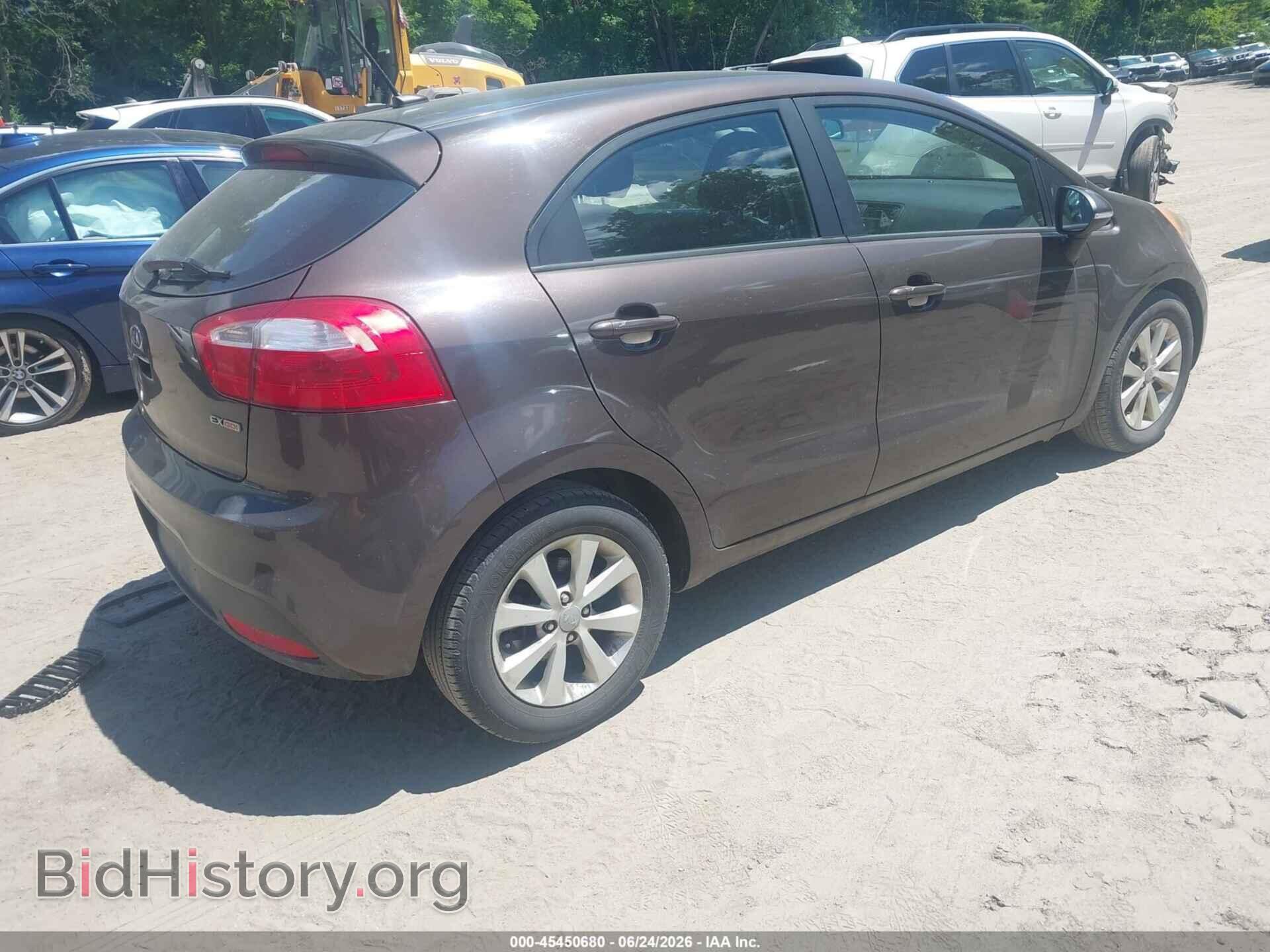 2012 KIA RIO5 - VIN: KNADN5A34C6011056 - Фото 4