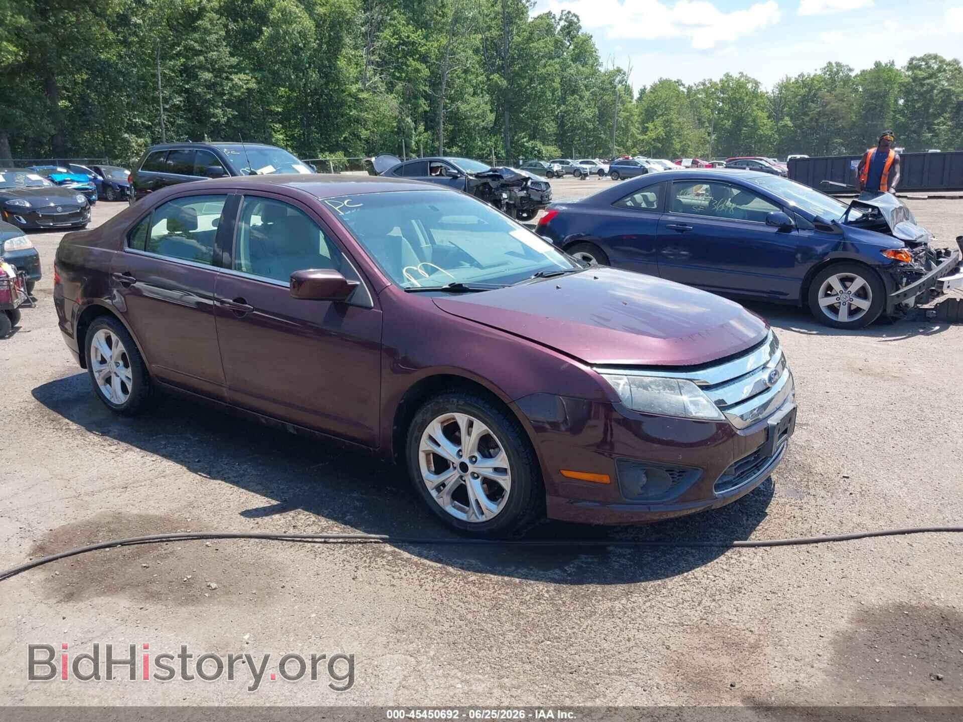 Photo 3FAHP0HA2CR373384 - FORD FUSION 2012