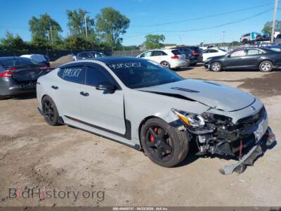 2018 Kia STINGER GT2, gray — VIN KNAE55LC9J6030488, IAAI