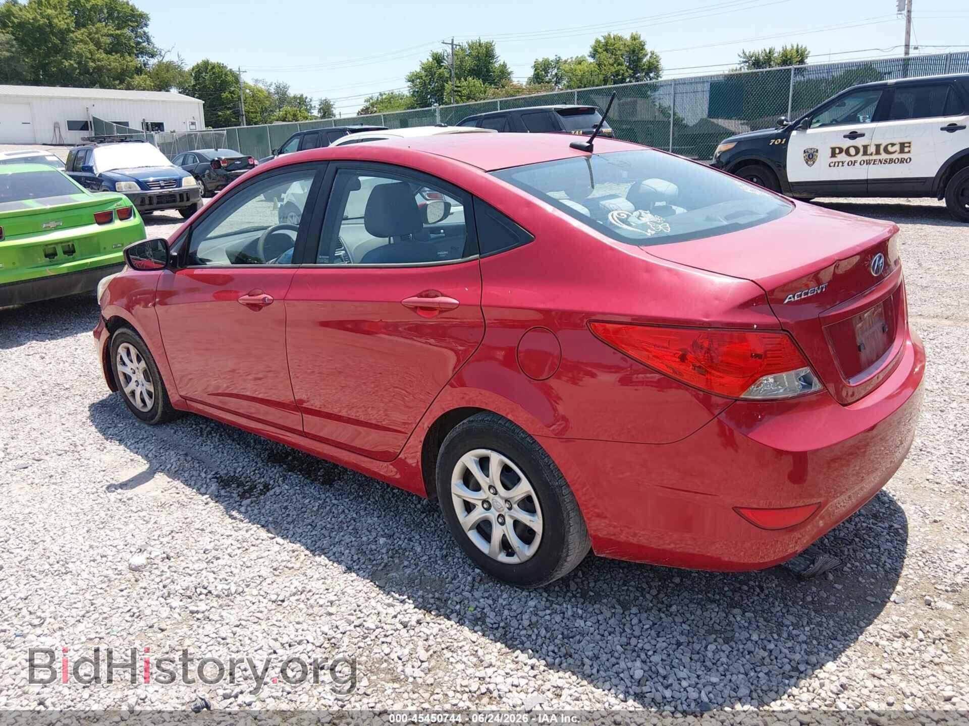 2013 HYUNDAI ACCENT - VIN: KMHCT4AE0DU553649 - Photo 3