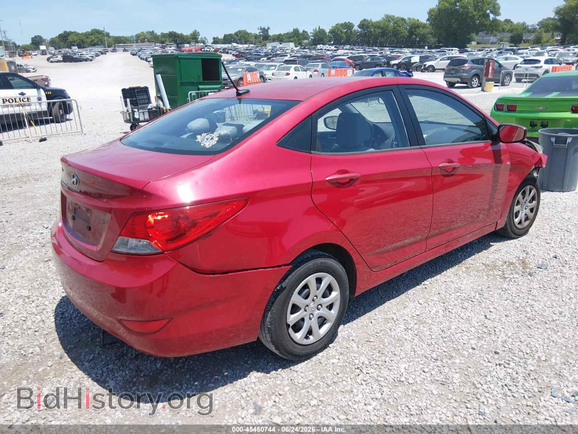 2013 HYUNDAI ACCENT - VIN: KMHCT4AE0DU553649 - Photo 4