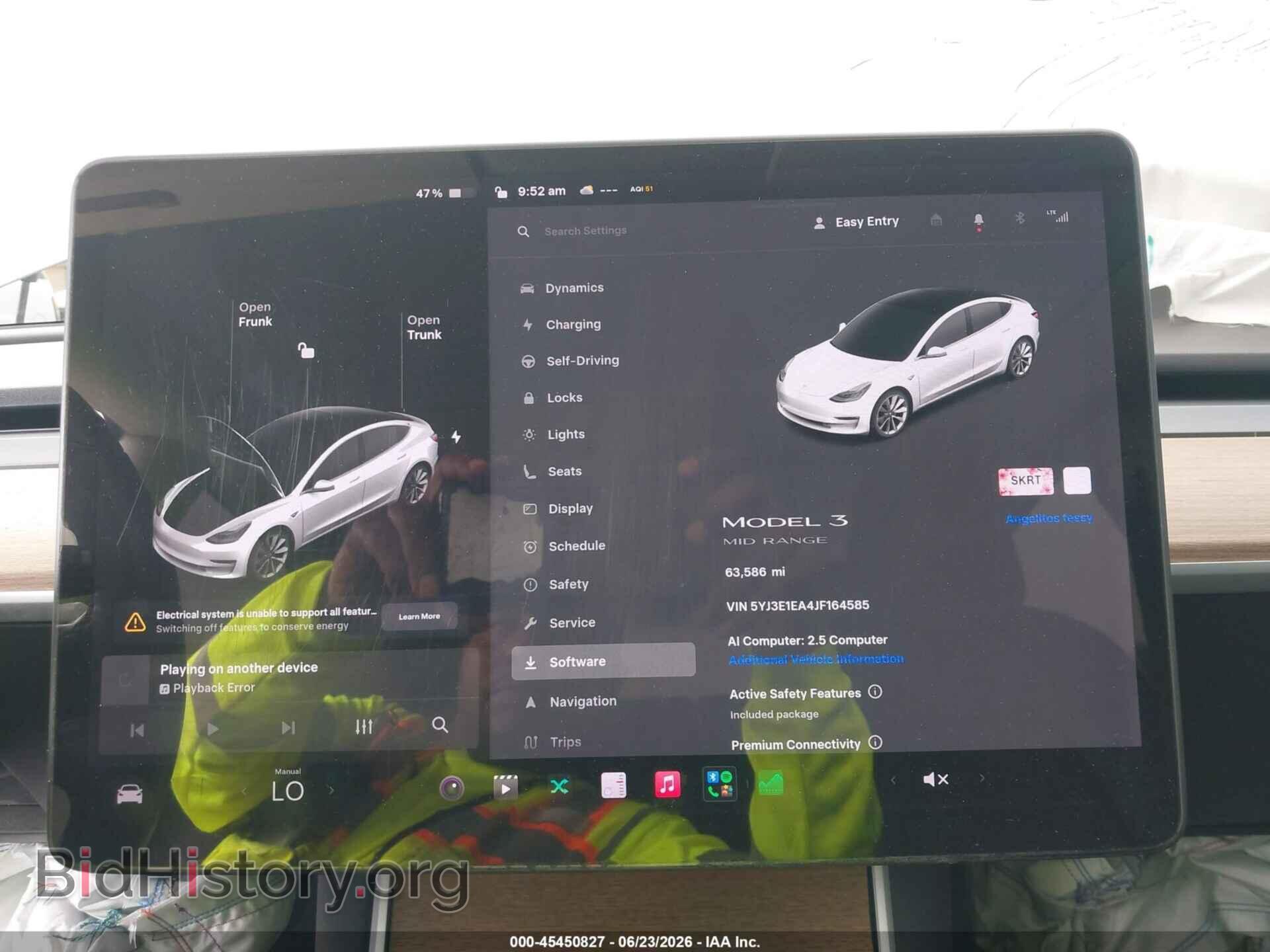 2018 TESLA MODEL 3 - VIN: 5YJ3E1EA4JF164585 - Photo 7