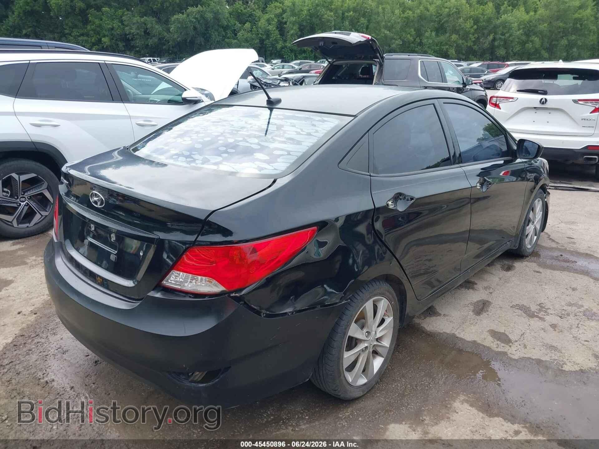2013 HYUNDAI ACCENT - VIN: KMHCU4AE7DU289424 - Photo 4