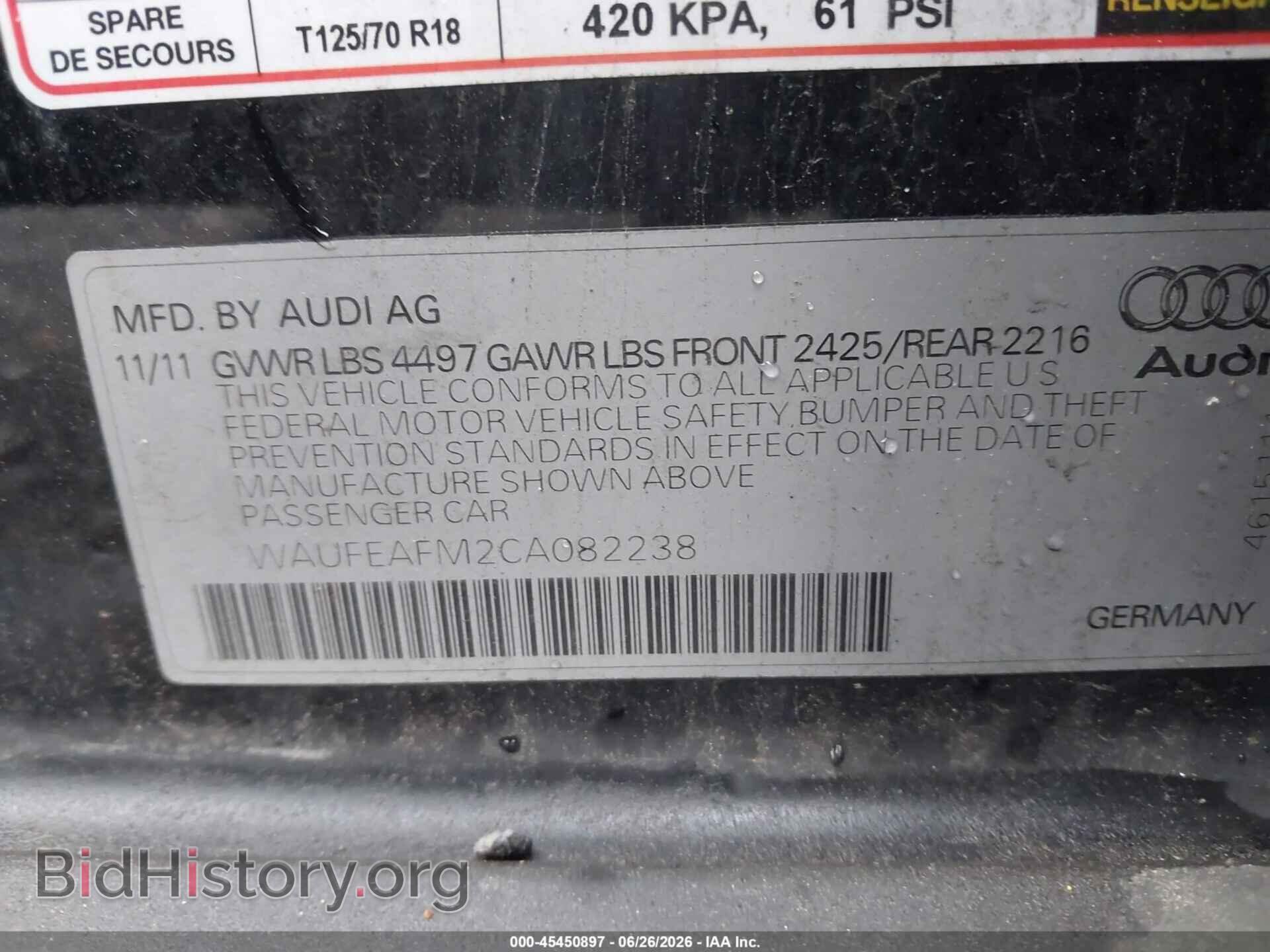 2012 AUDI A3 - VIN: WAUFEAFM2CA082238 - Photo 9