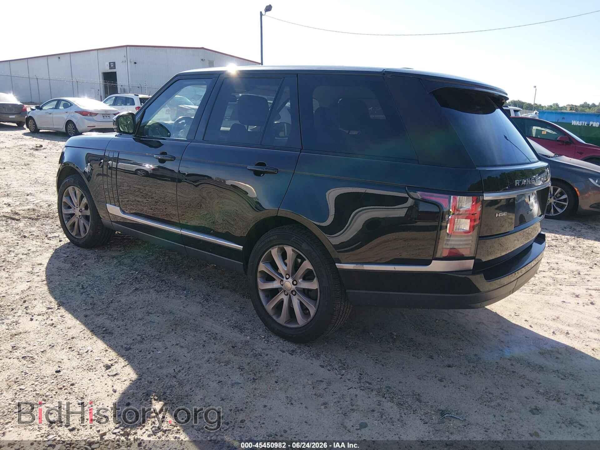 2015 LAND ROVER RANGE ROVER - VIN: SALGS2VF6FA199469 - Фото 3