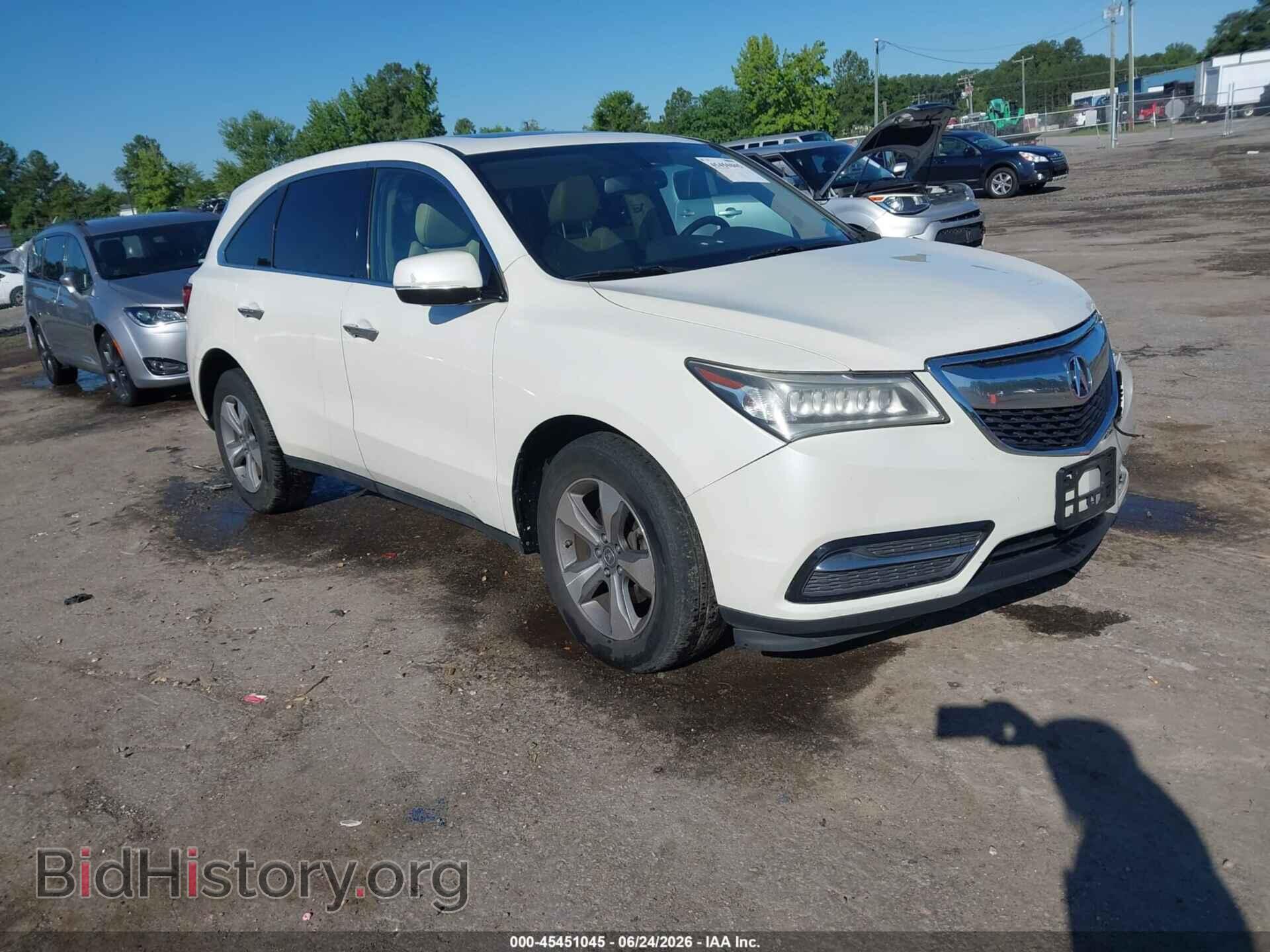 Photo 5FRYD3H28EB006778 - ACURA MDX 2014