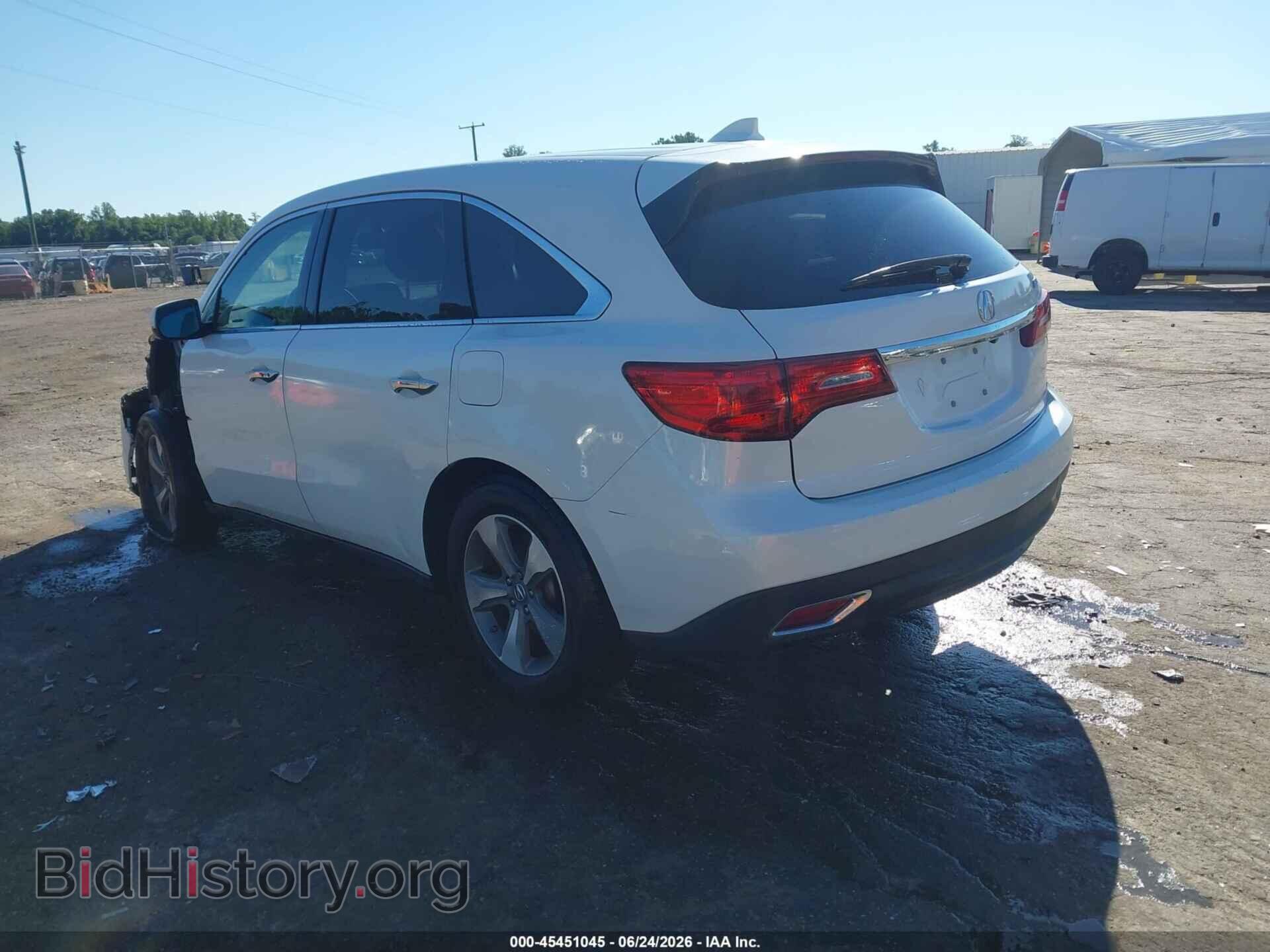 2014 ACURA MDX - VIN: 5FRYD3H28EB006778 - Photo 3
