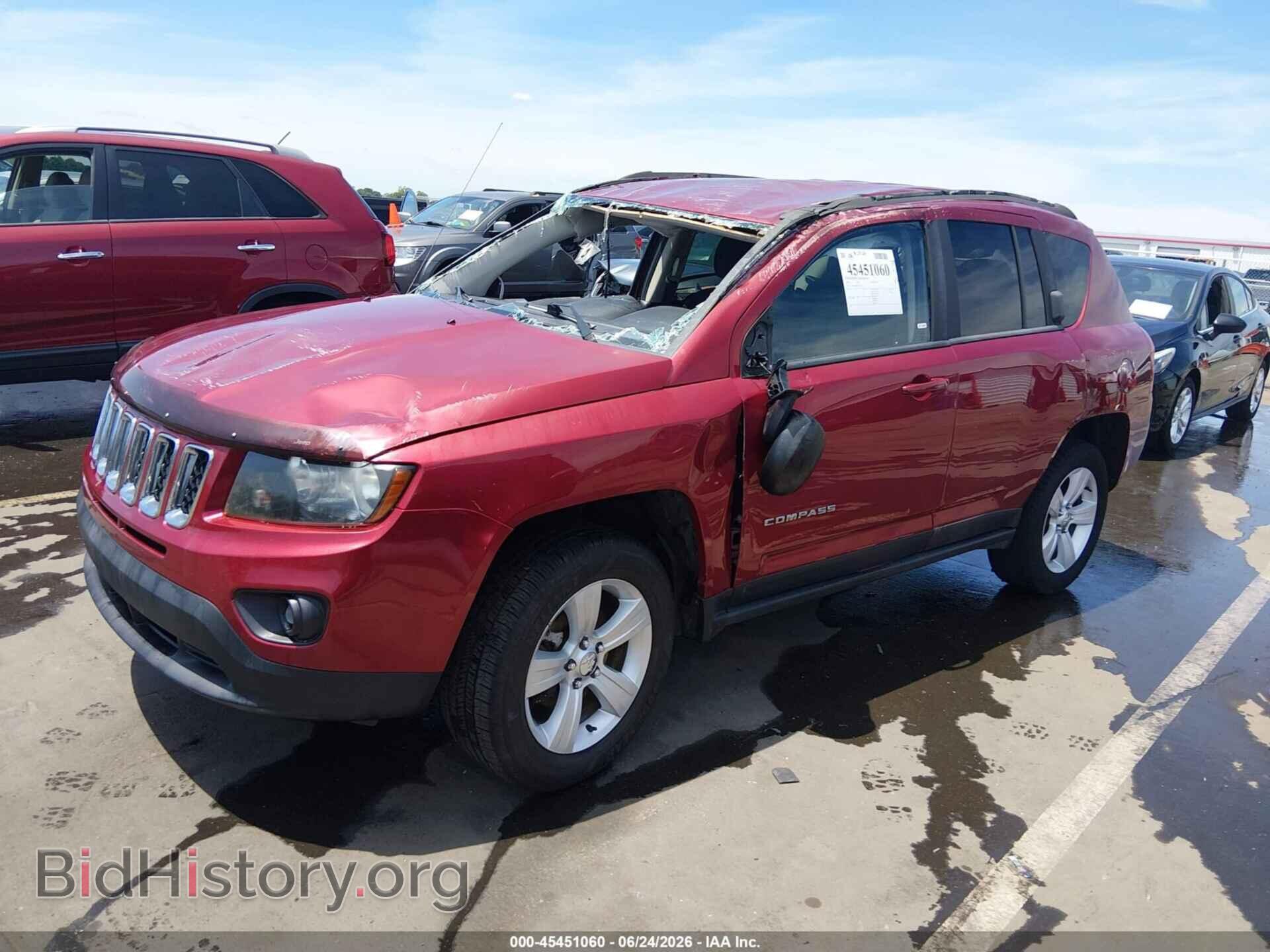 2014 JEEP COMPASS - VIN: 1C4NJDBB8ED621382 - Фото 2